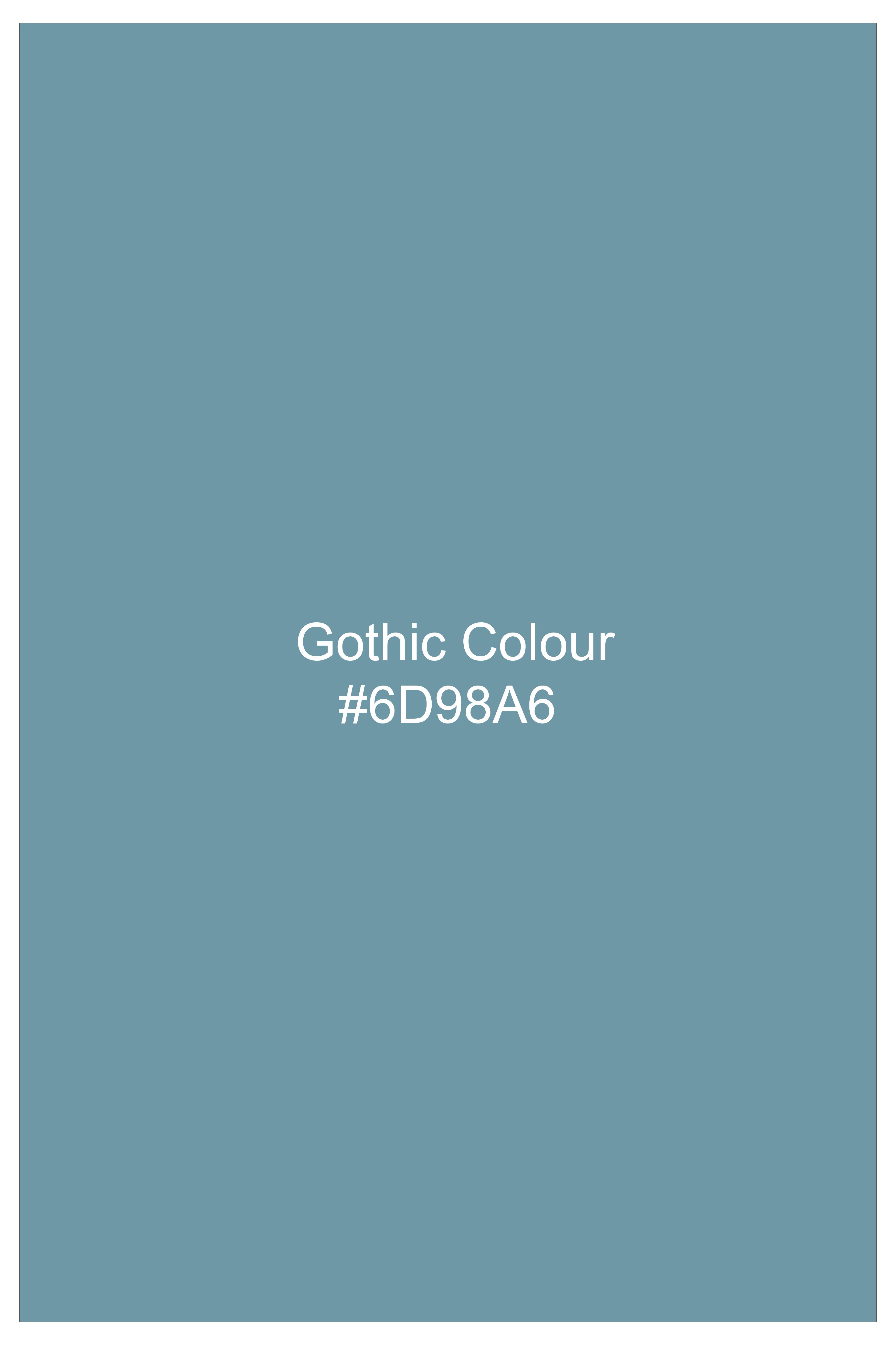 Lumivra-Gothic Blue Super Soft Poplin Giza Cotton Lounge Pant