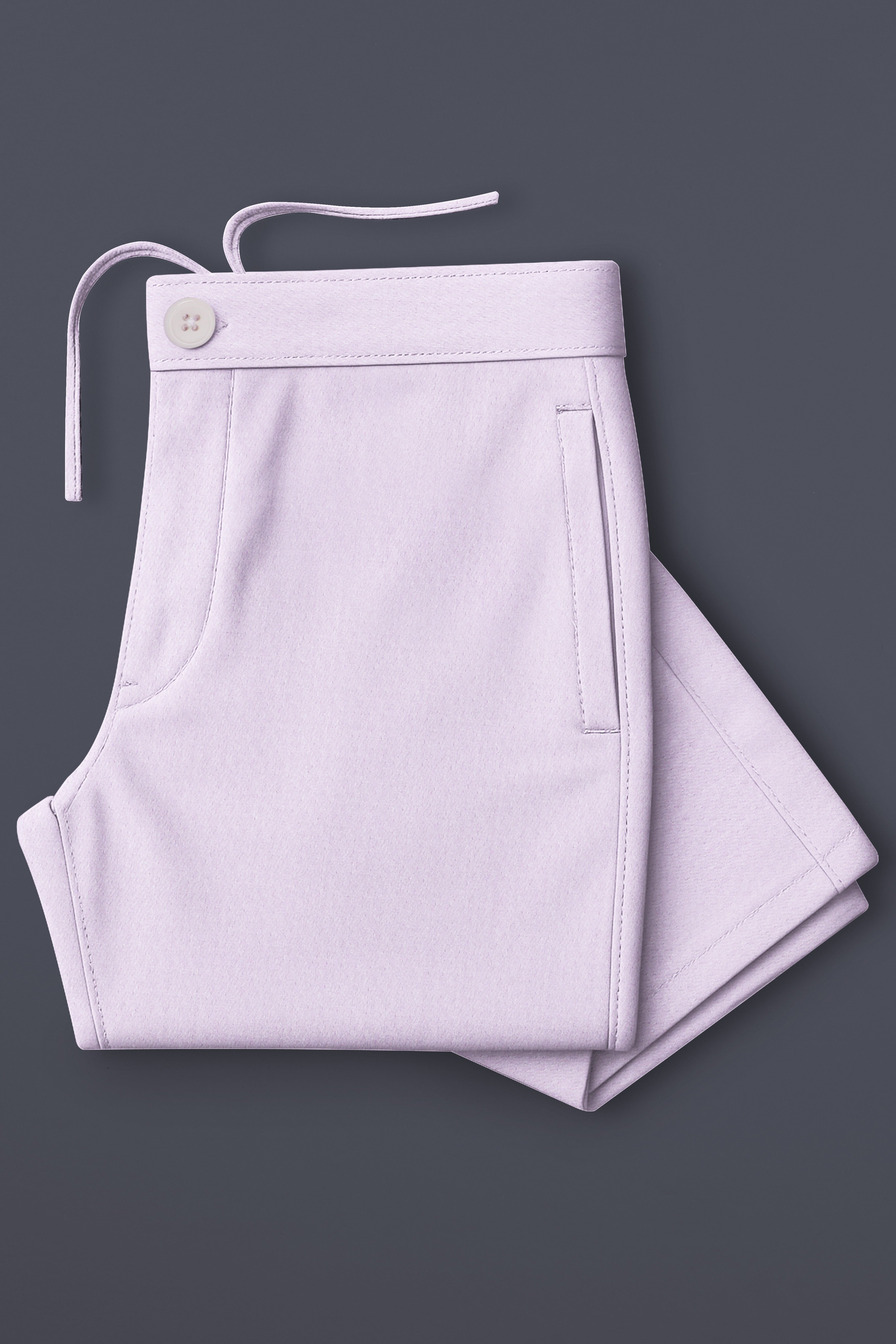 Rosivell-Maverick Pink Dobby Textured Premium Cotton Lounge Pant