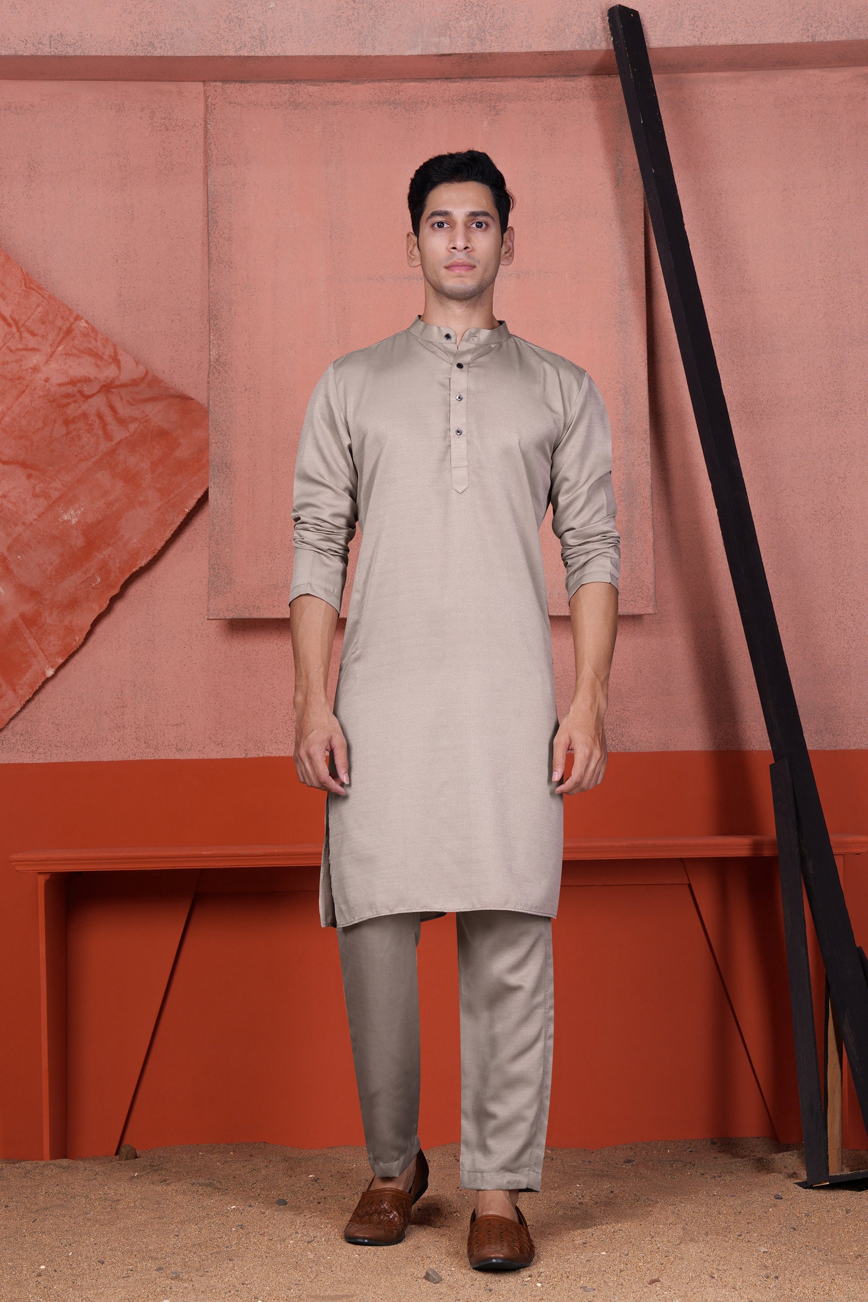 Dawn Brown Viscose pajama F-9061