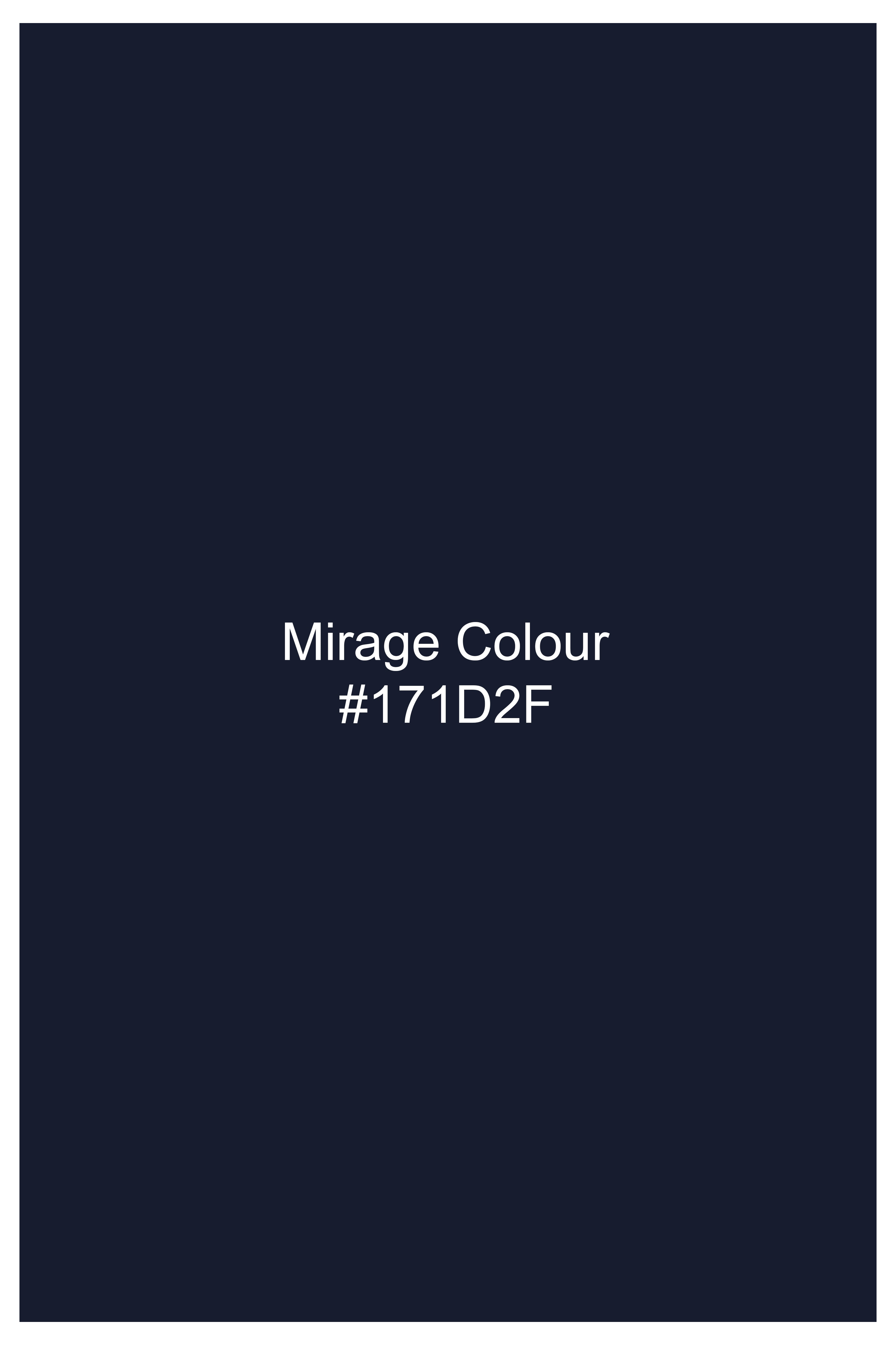 Mirage Blue Subtle Sheen Viscose Pajama F-9070