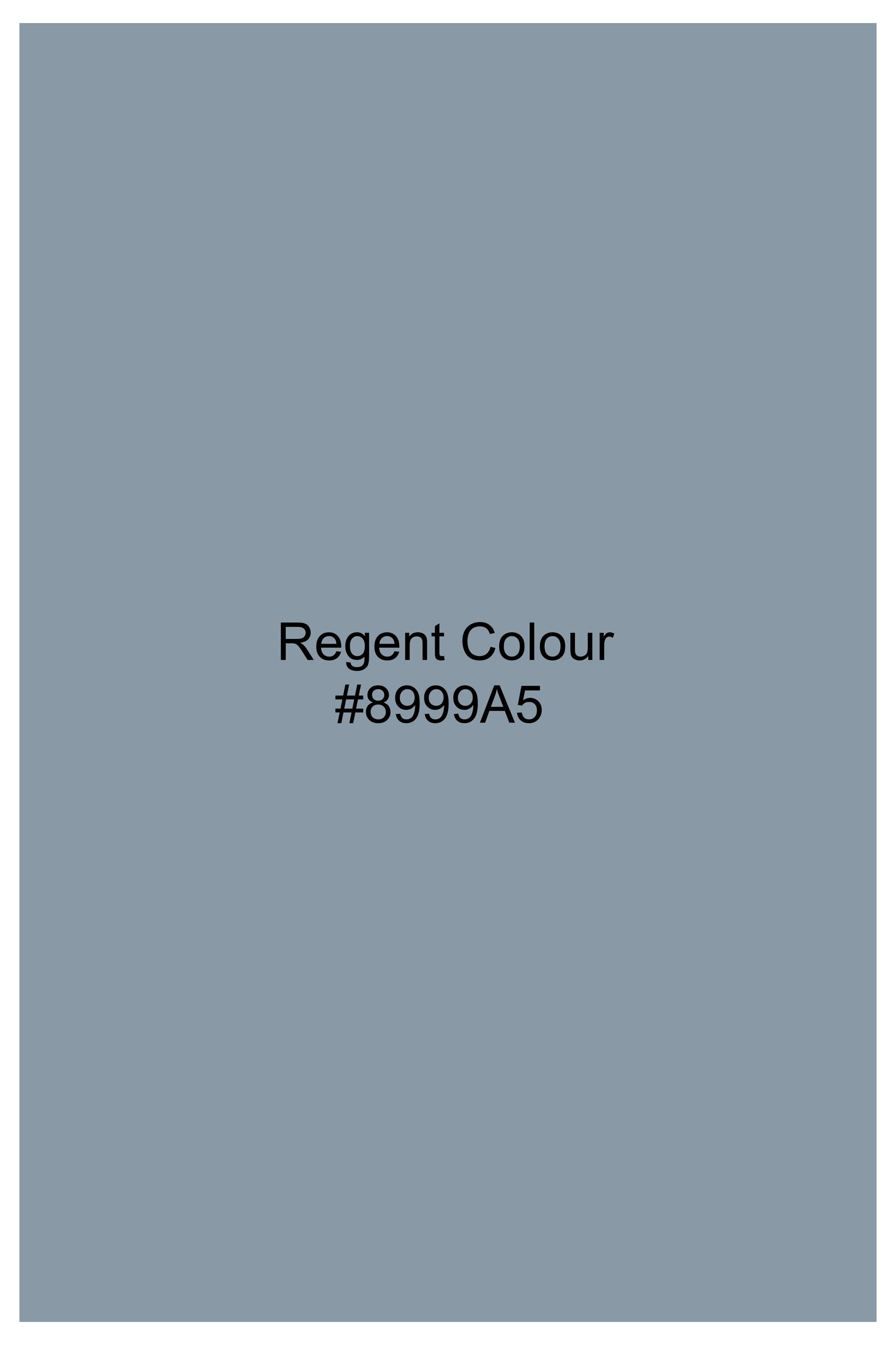 Regent Blue Subtle Sheen Viscose Pajama F-8945