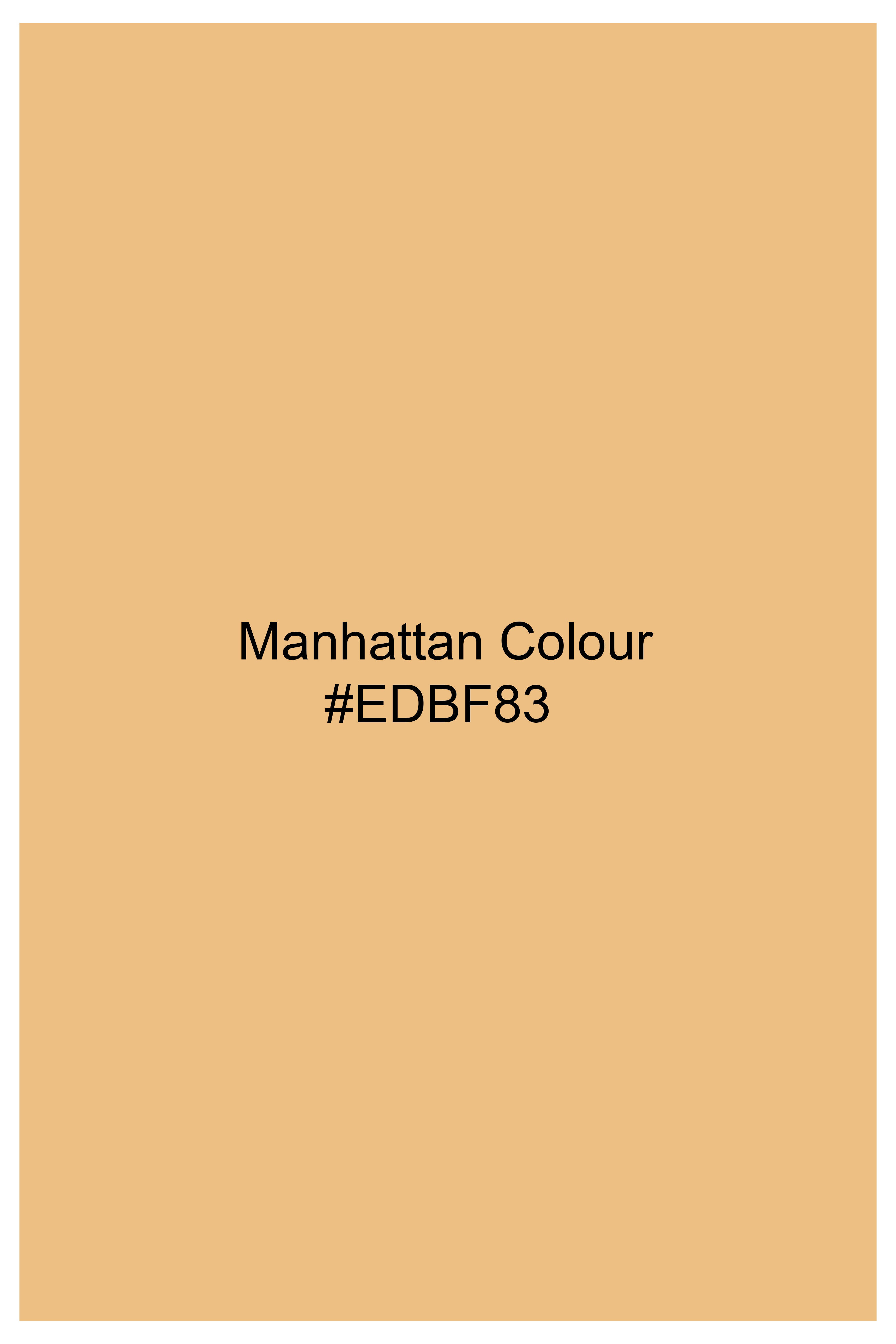 Manhattan Orange Subtle Sheen Viscose Pajama F-8917