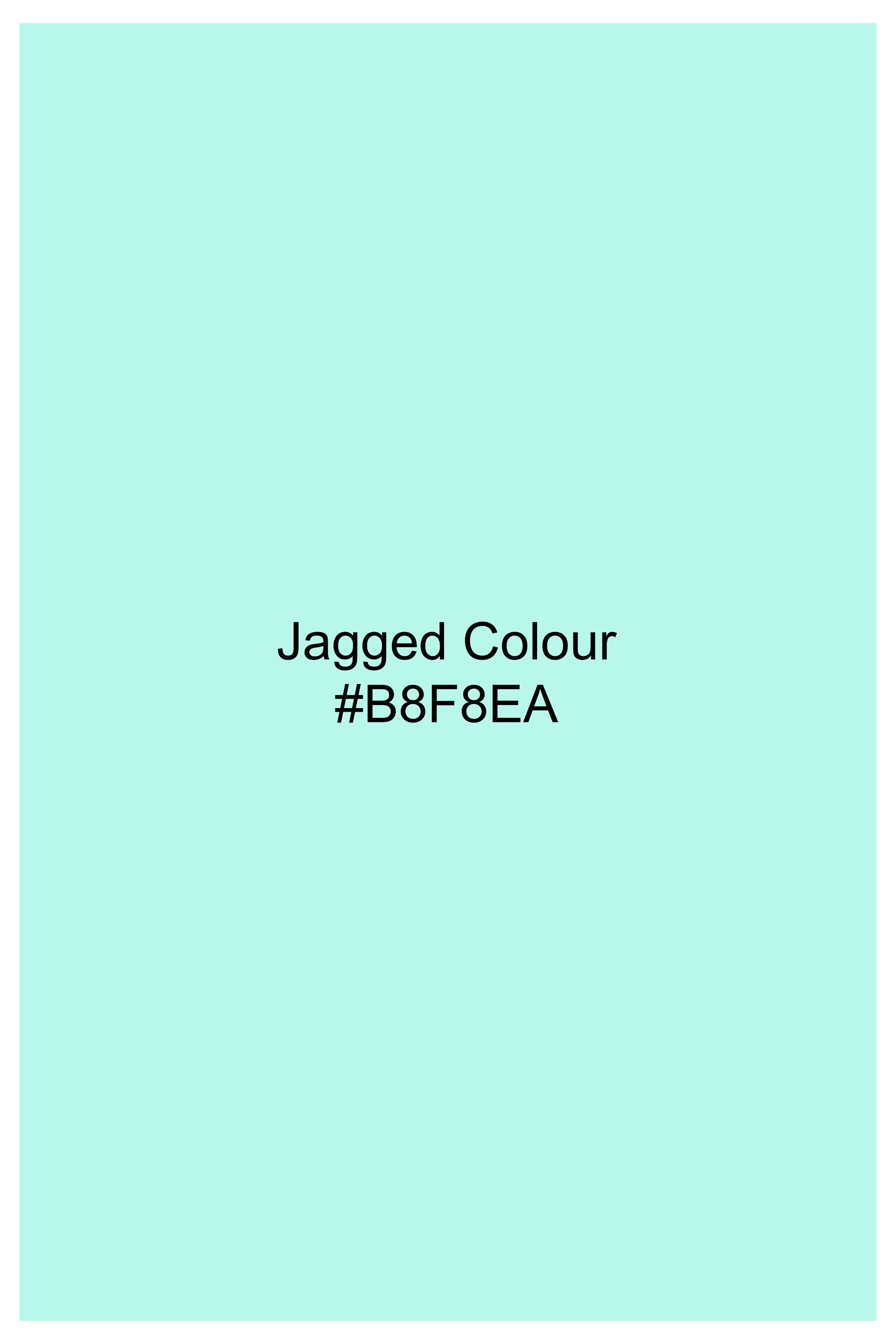 Jagged Green Subtle Sheen Viscose Pajama F-8922