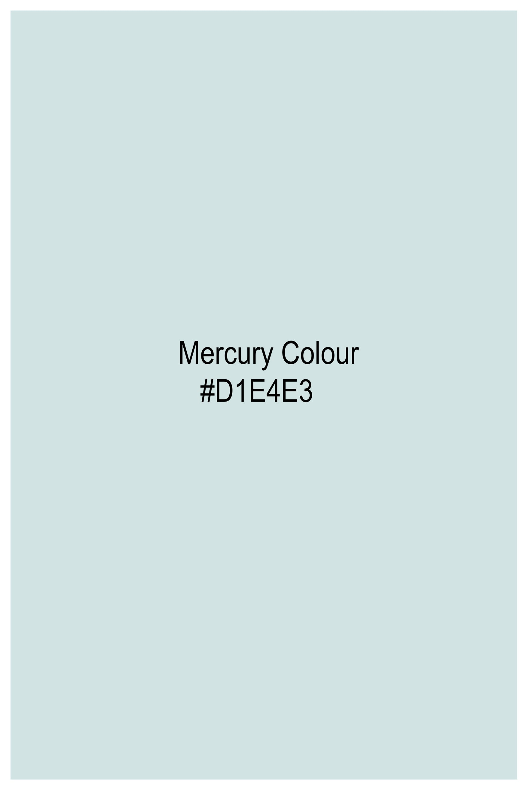 Mercury Blue Subtle Sheen Super Soft Premium Cotton Pathani