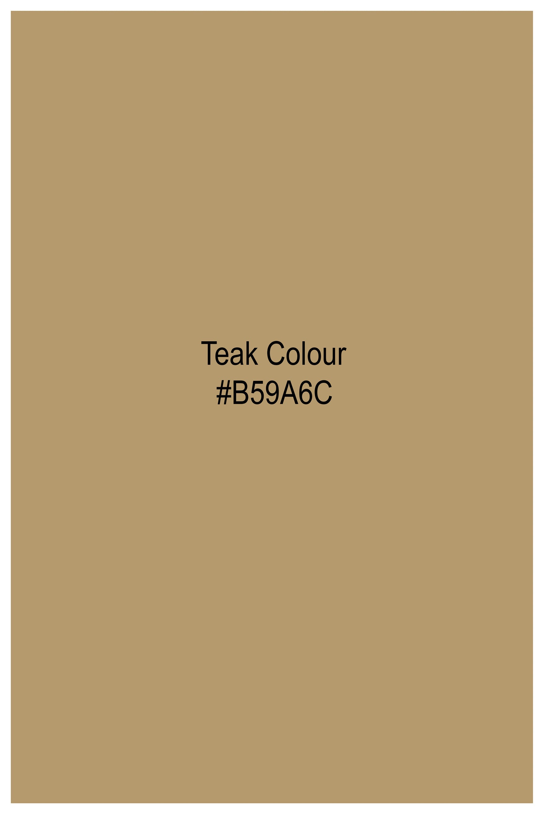 Teak Brown Subtle Sheen Super Soft Premium Cotton Pathani