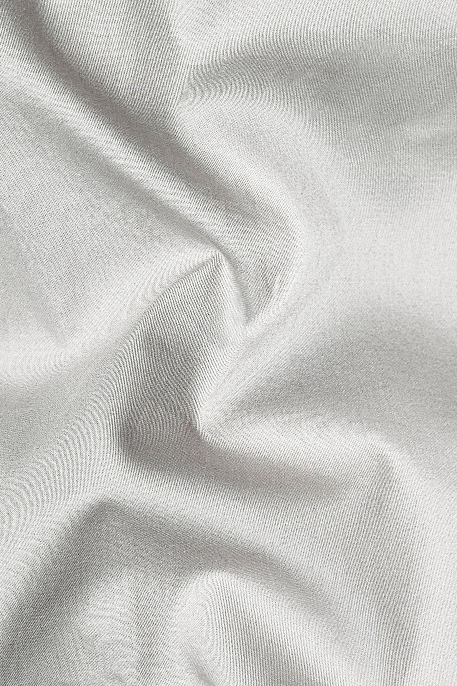 Celeste Gray Subtle Sheen Super Soft Premium Cotton Pathani