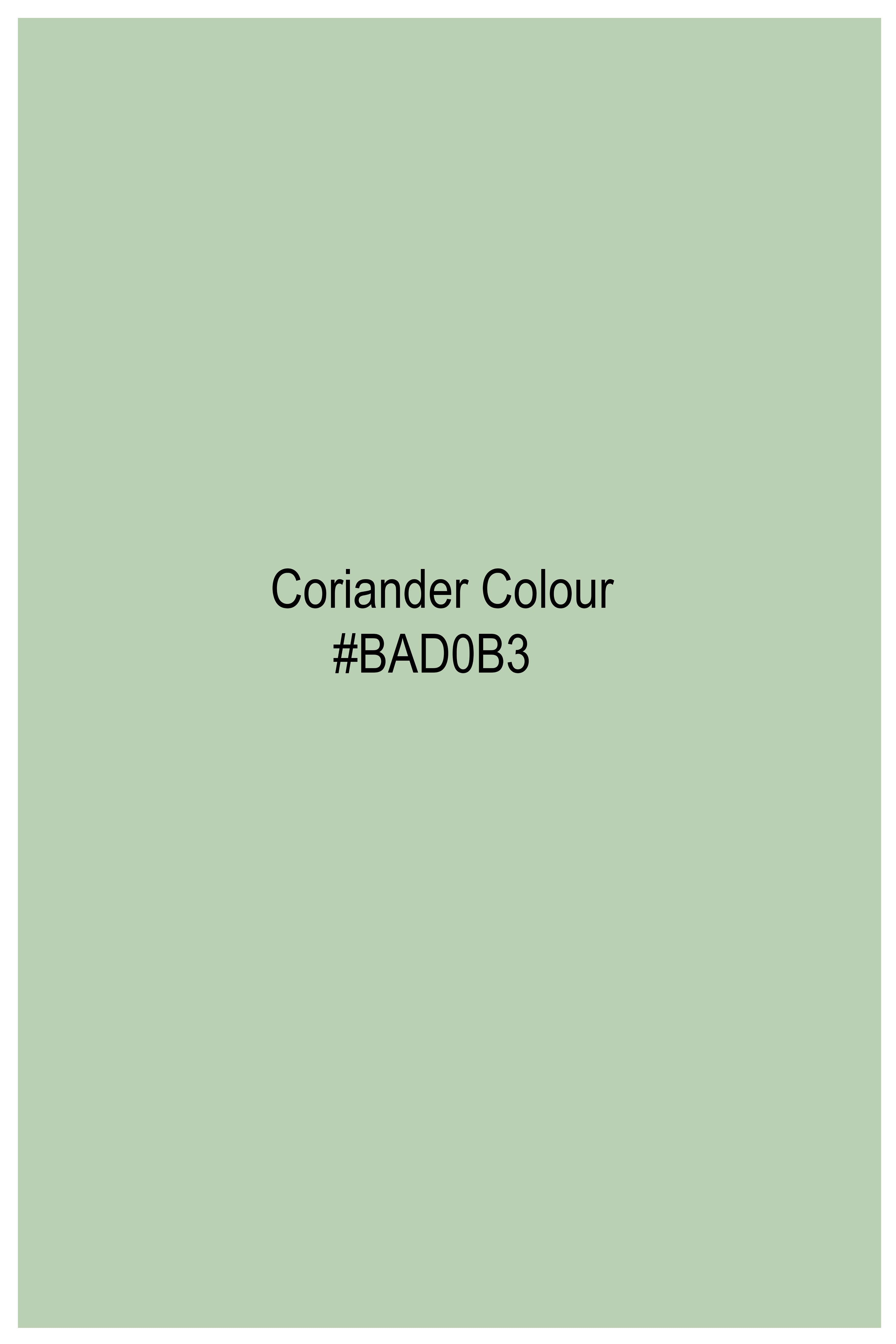Coriander Green Dhoti F-6326