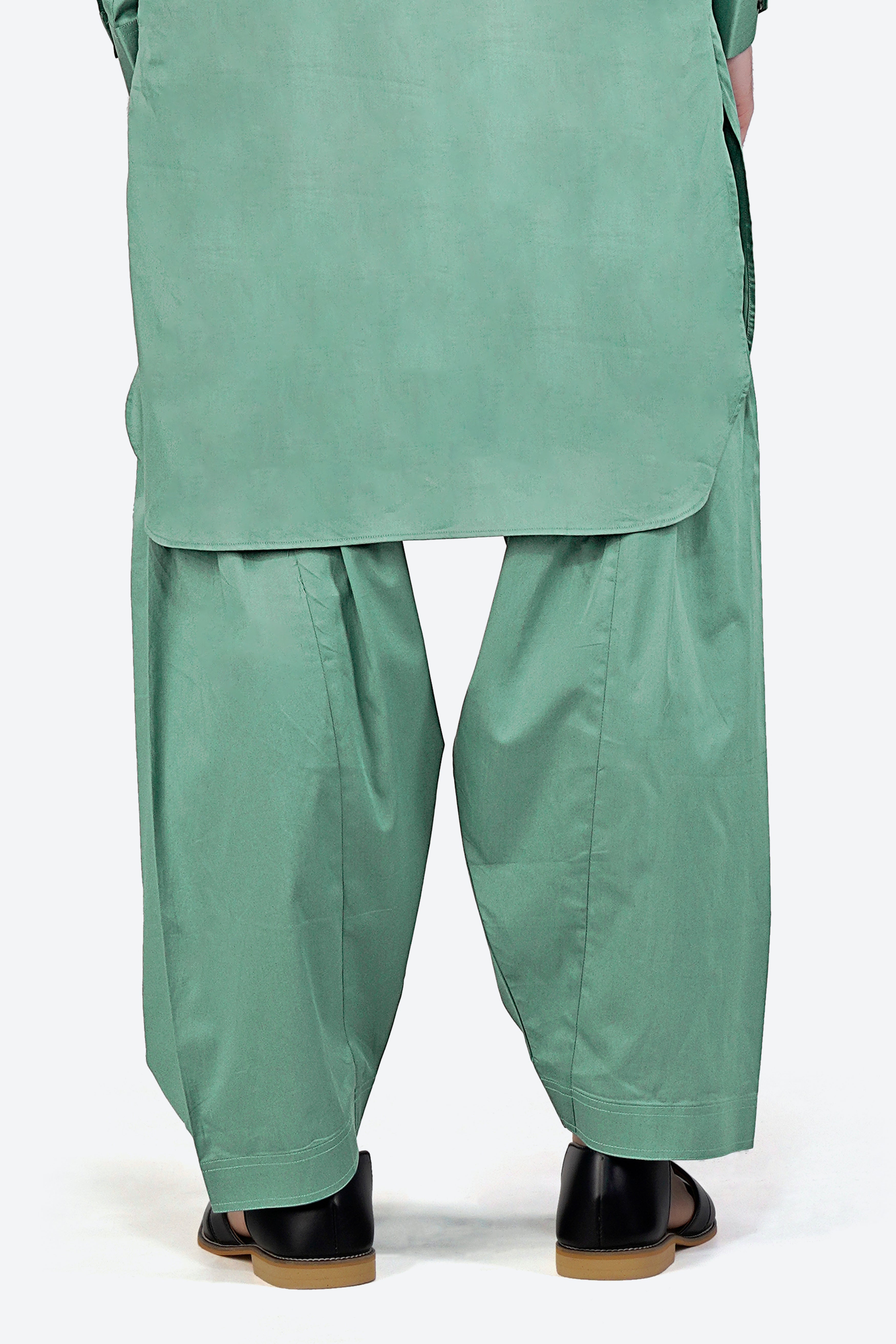 Patina Green Dhoti F-6319