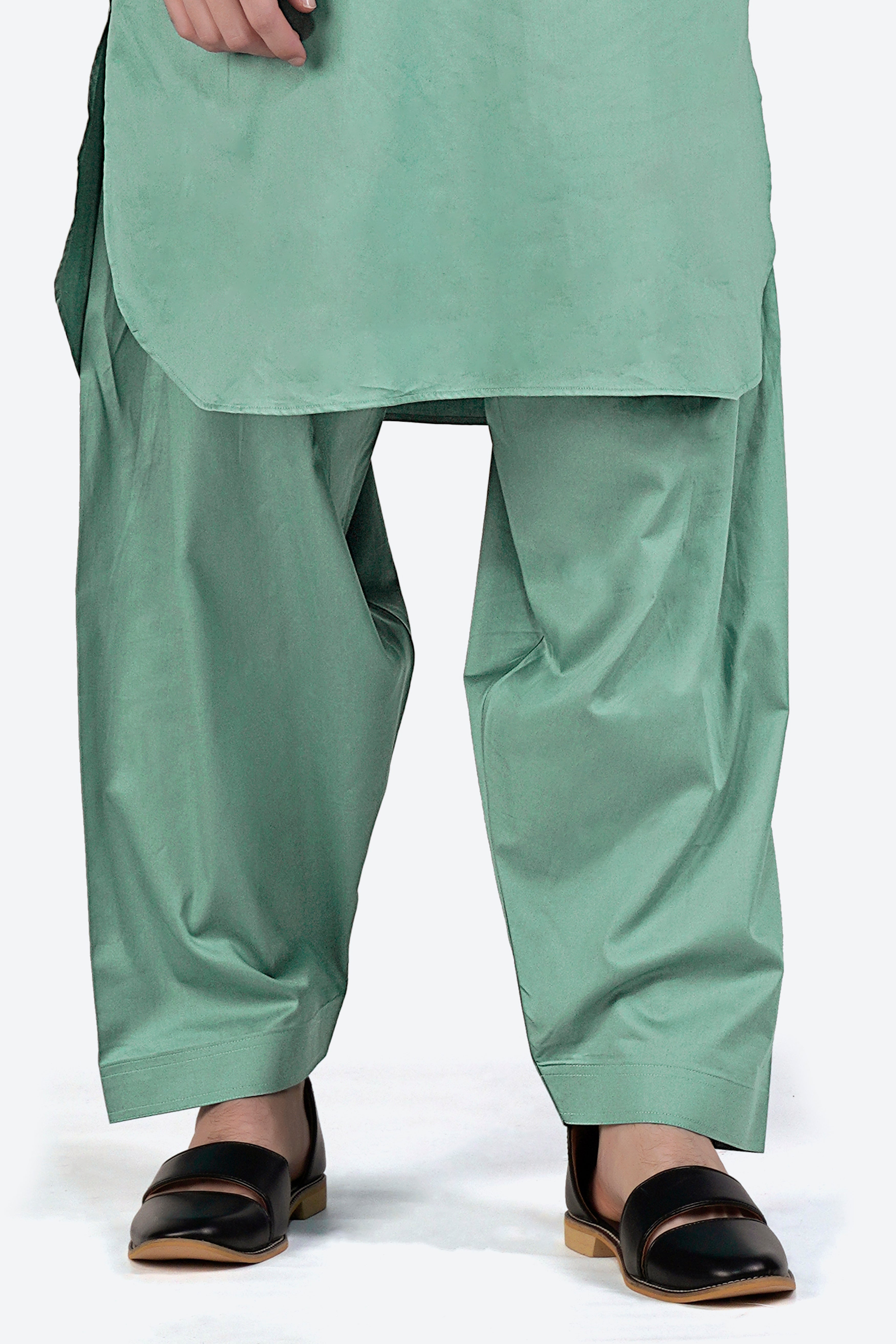 Patina Green Dhoti F-6319