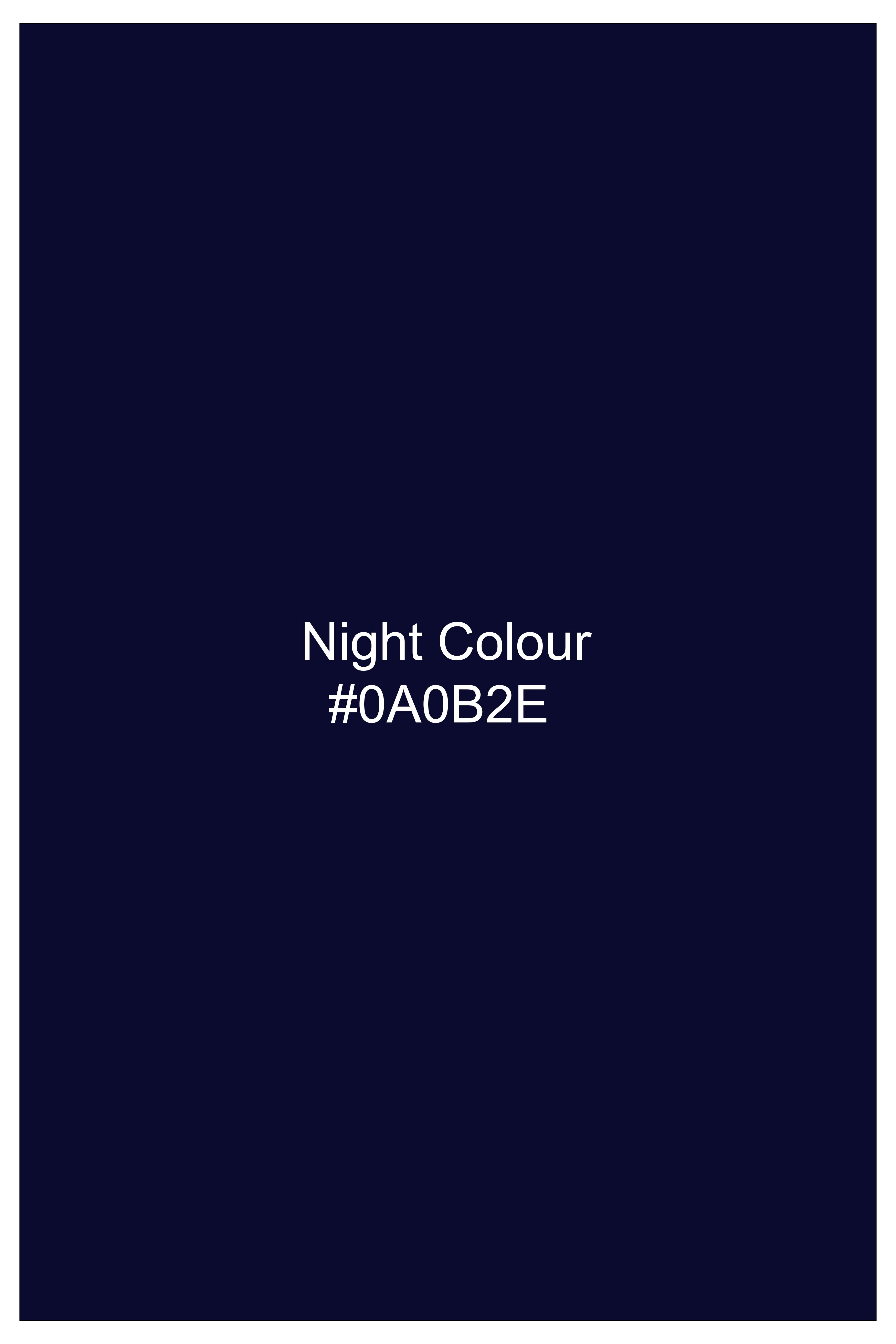 Night Blue Whiskering Wash Mildly Distressed Denim