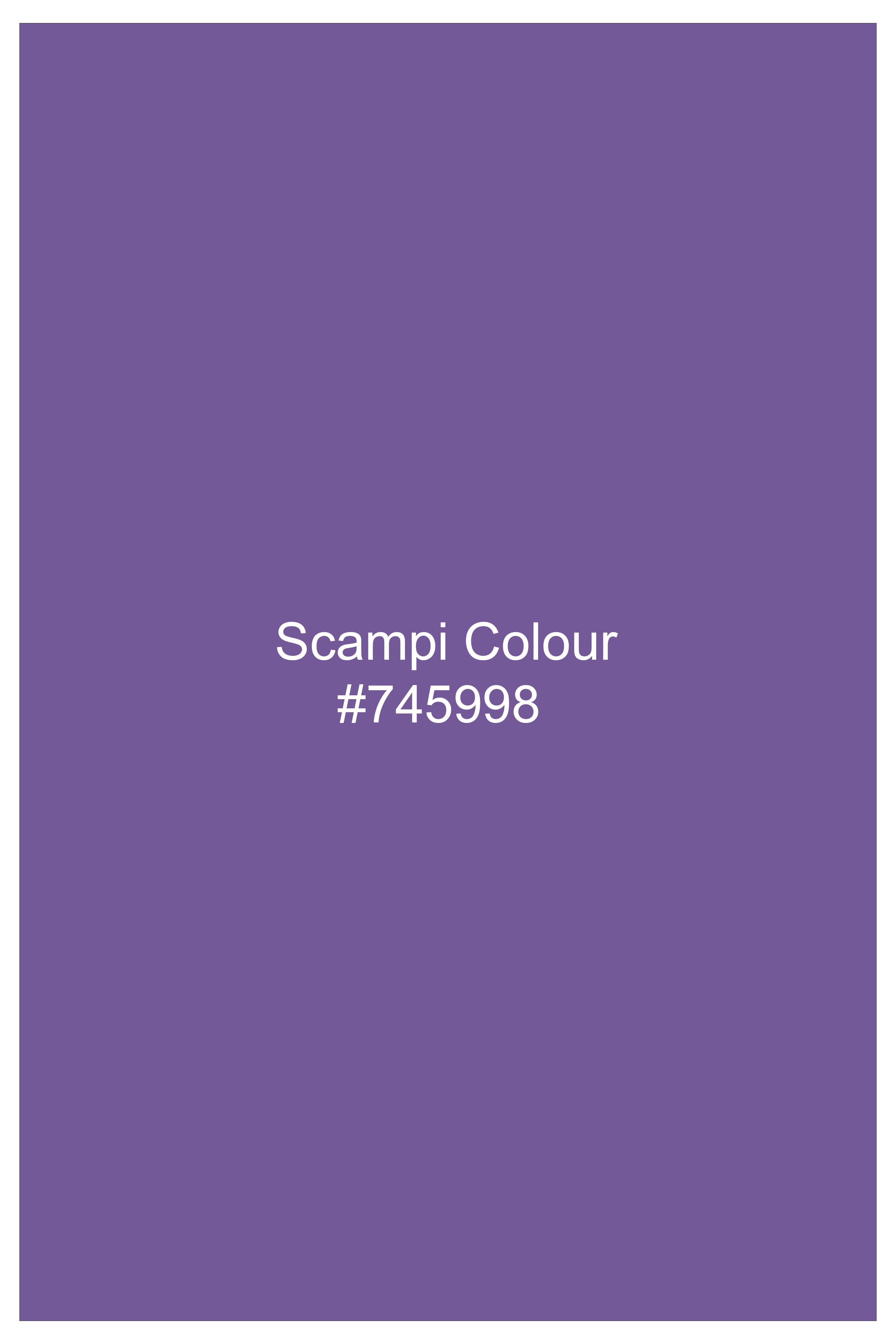 Amethyst-Scampi Purple Plaid Subtle Sheen Super Soft Premium Cotton Dress Shirt