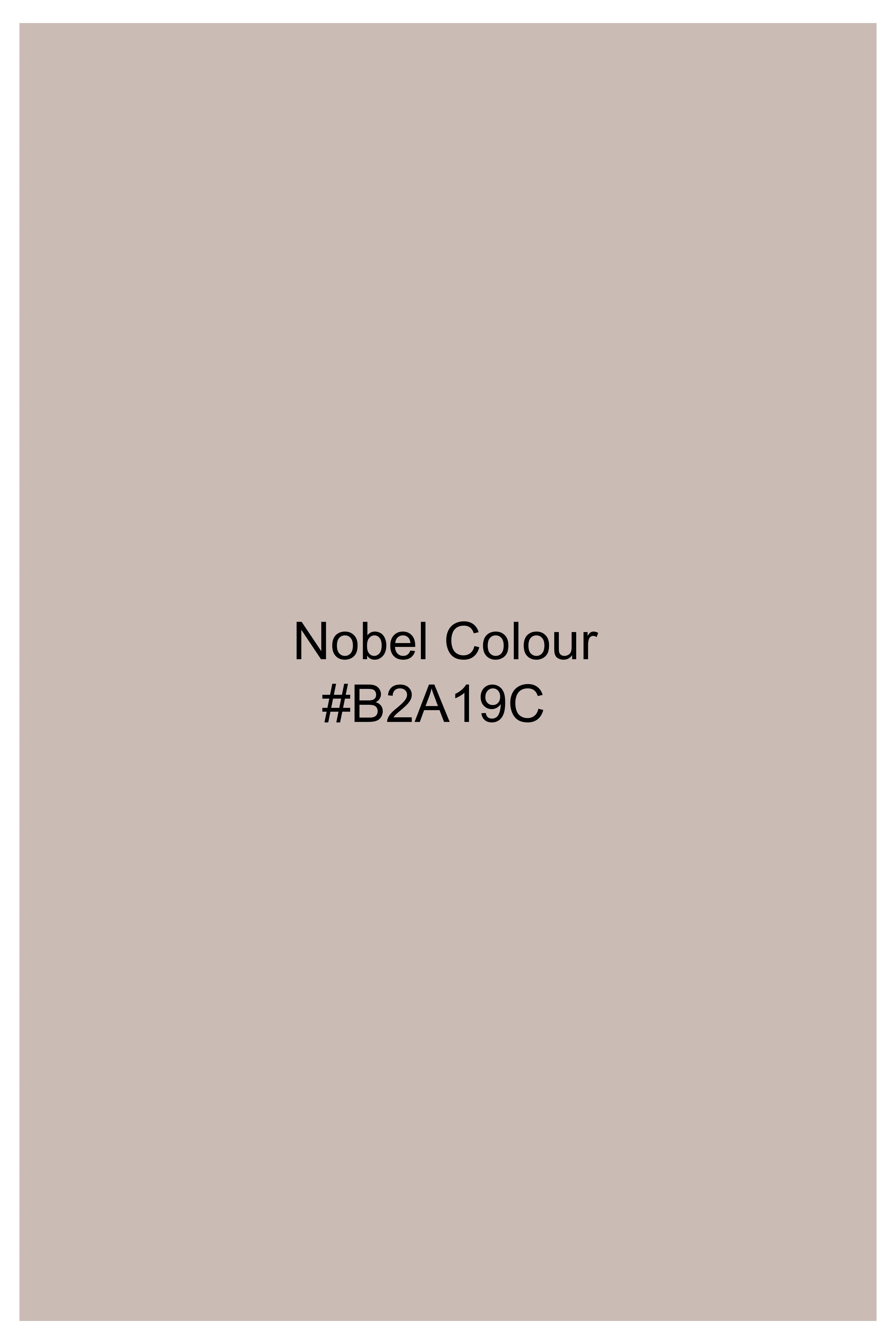 Nobel Brown Embroidered with Tikki Work Viscose Designer Nehru Jacket