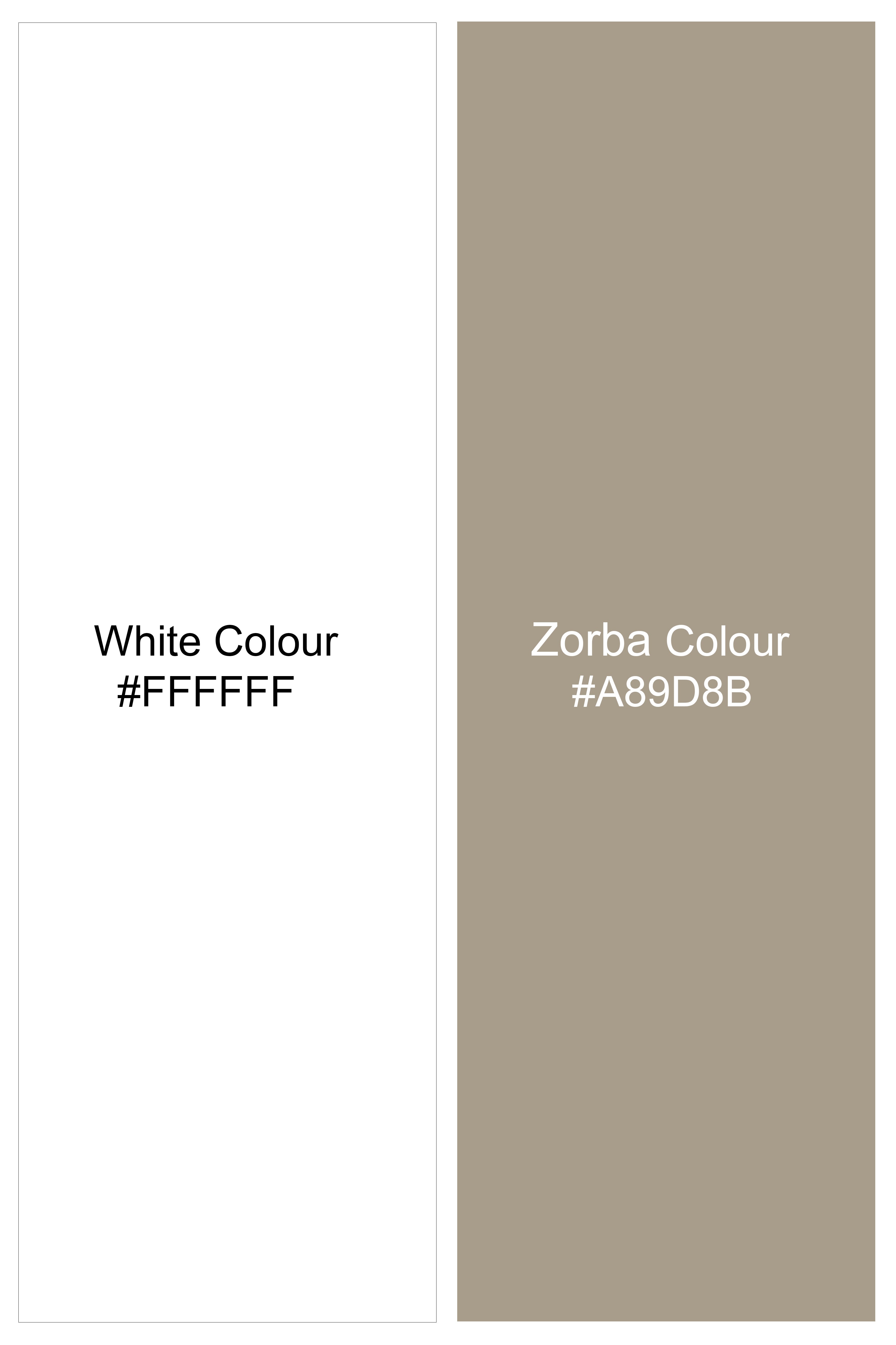 Bright White with Zorba Cream Printed Super Soft Cotton Shirt 12662-38, 12662-H-38, 12662-39, 12662-H-39, 12662-40, 12662-H-40, 12662-42, 12662-H-42, 12662-44, 12662-H-44, 12662-46, 12662-H-46, 12662-48, 12662-H-48, 12662-50, 12662-H-50, 12662-52, 12662-H-52