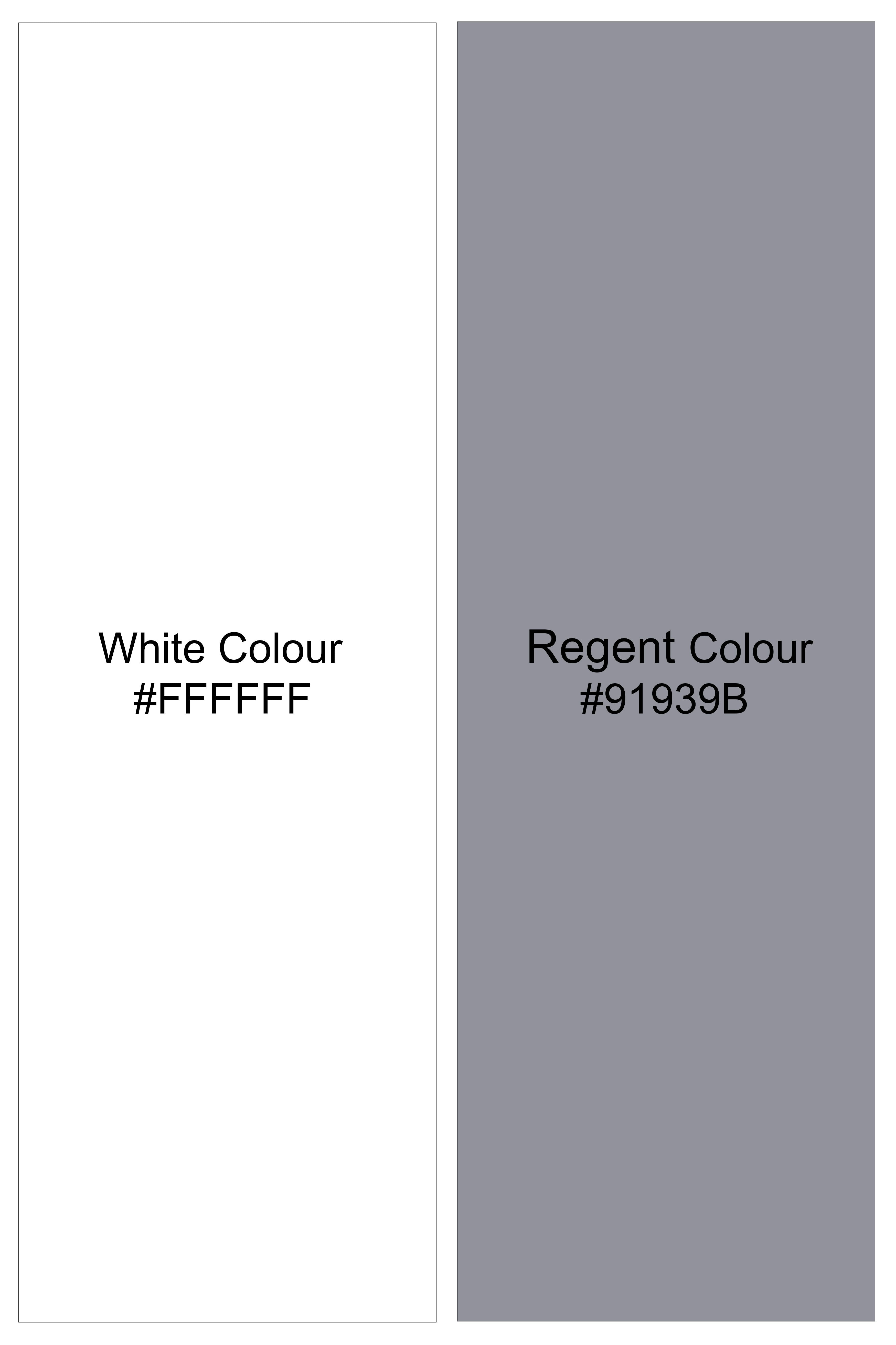 Crestvire-Regent Gray And Bright White Buffalo Plaid Super Soft Flannel Premium Cotton Casual Shirt