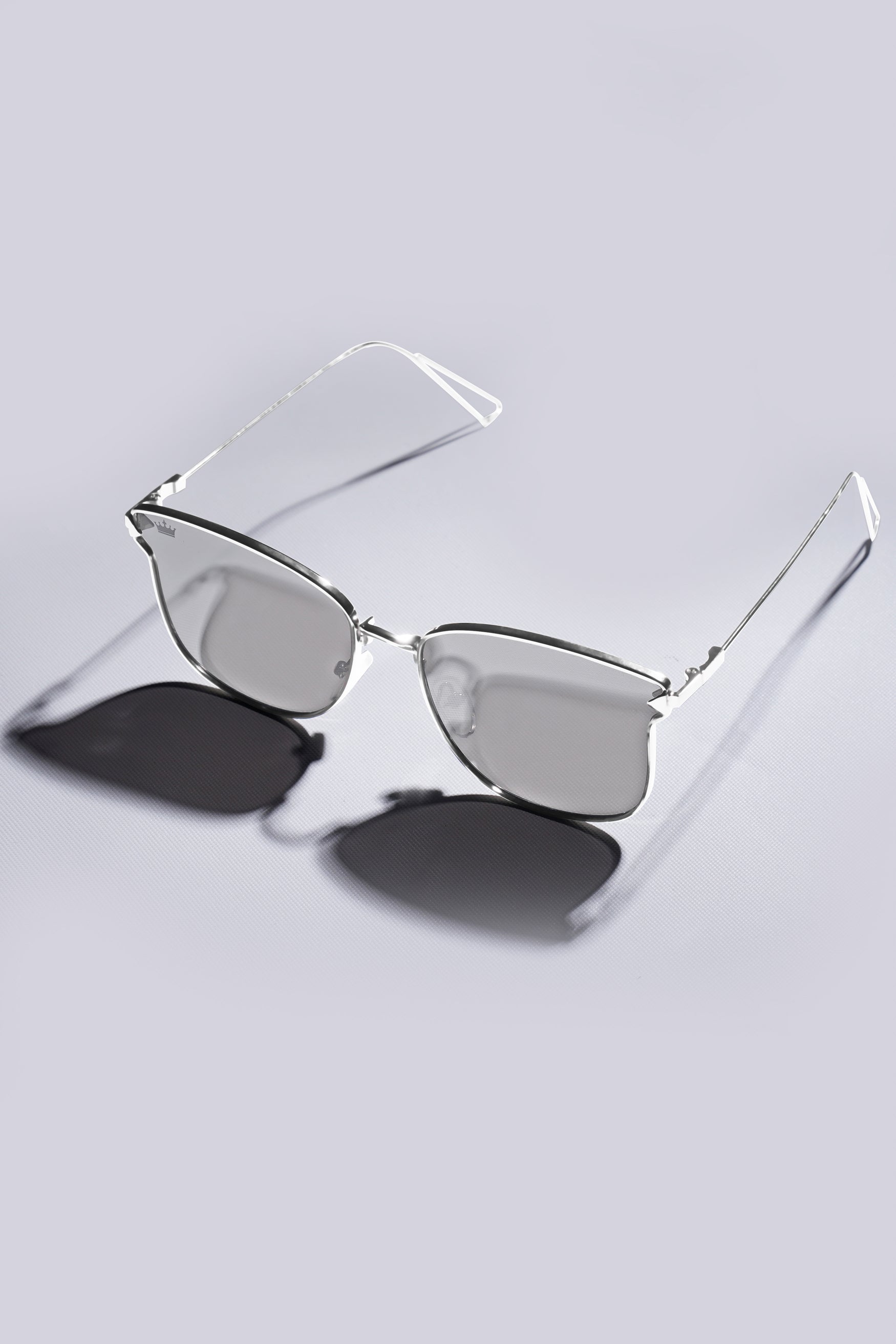 Lava Gray French Crown Wayfarer Unisex Sunglasses