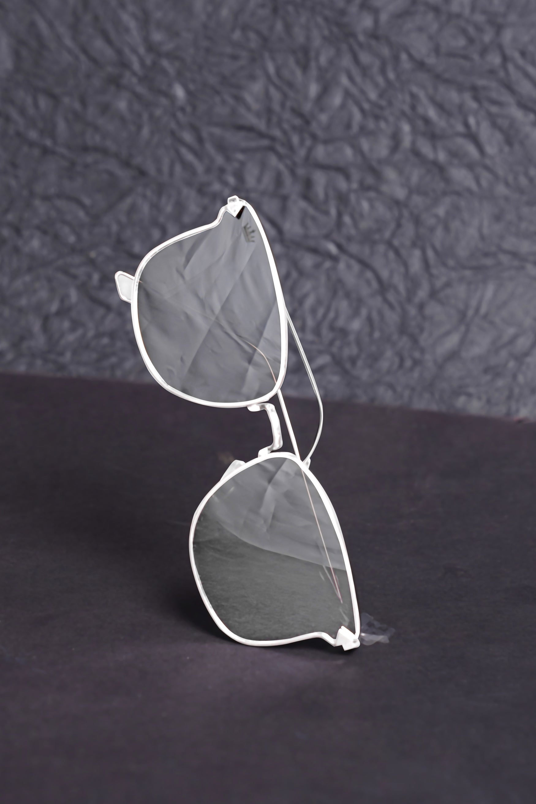 Lava Gray French Crown Wayfarer Unisex Sunglasses