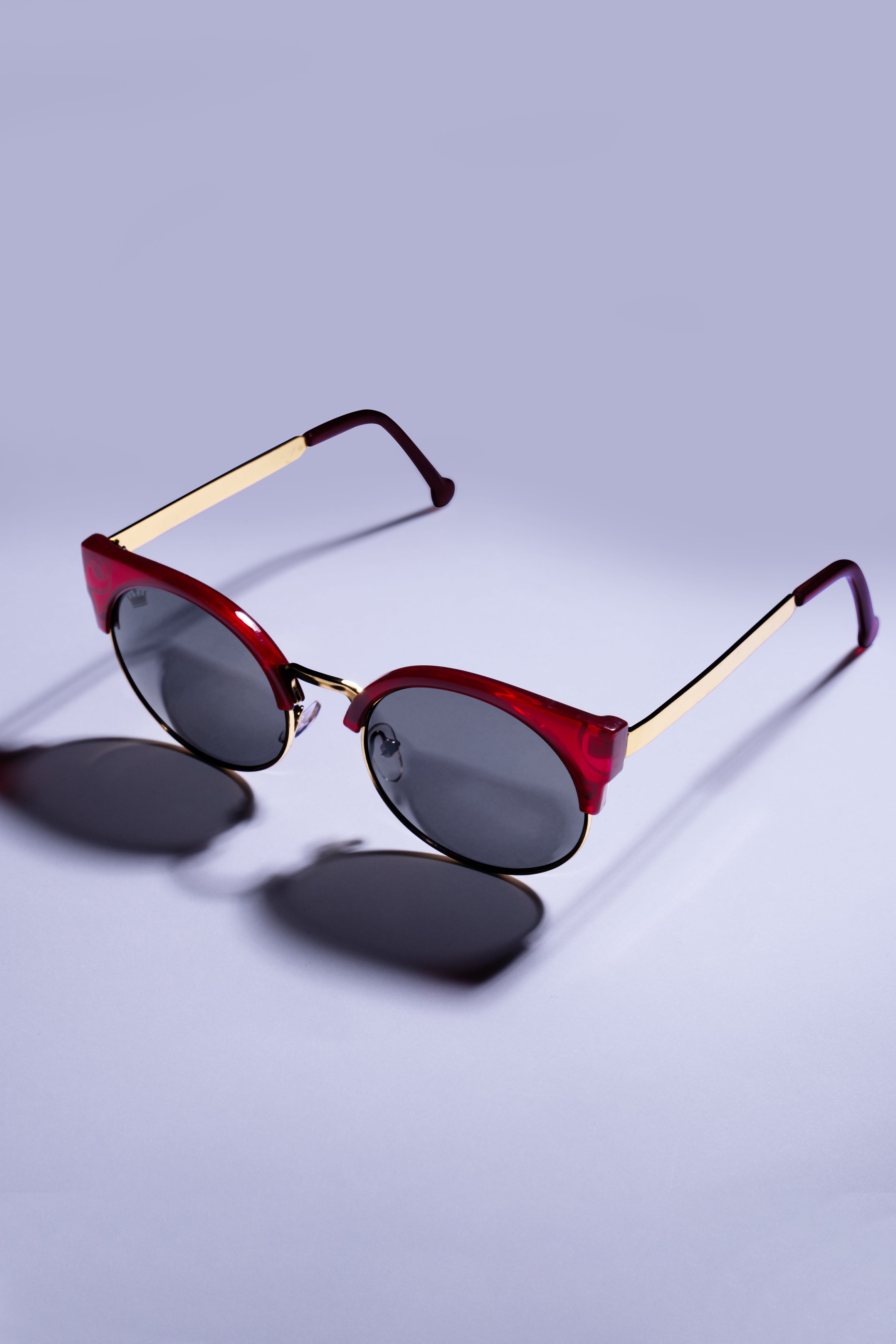 Coal Black French Crown Cat Eye Women’S Sunglasses