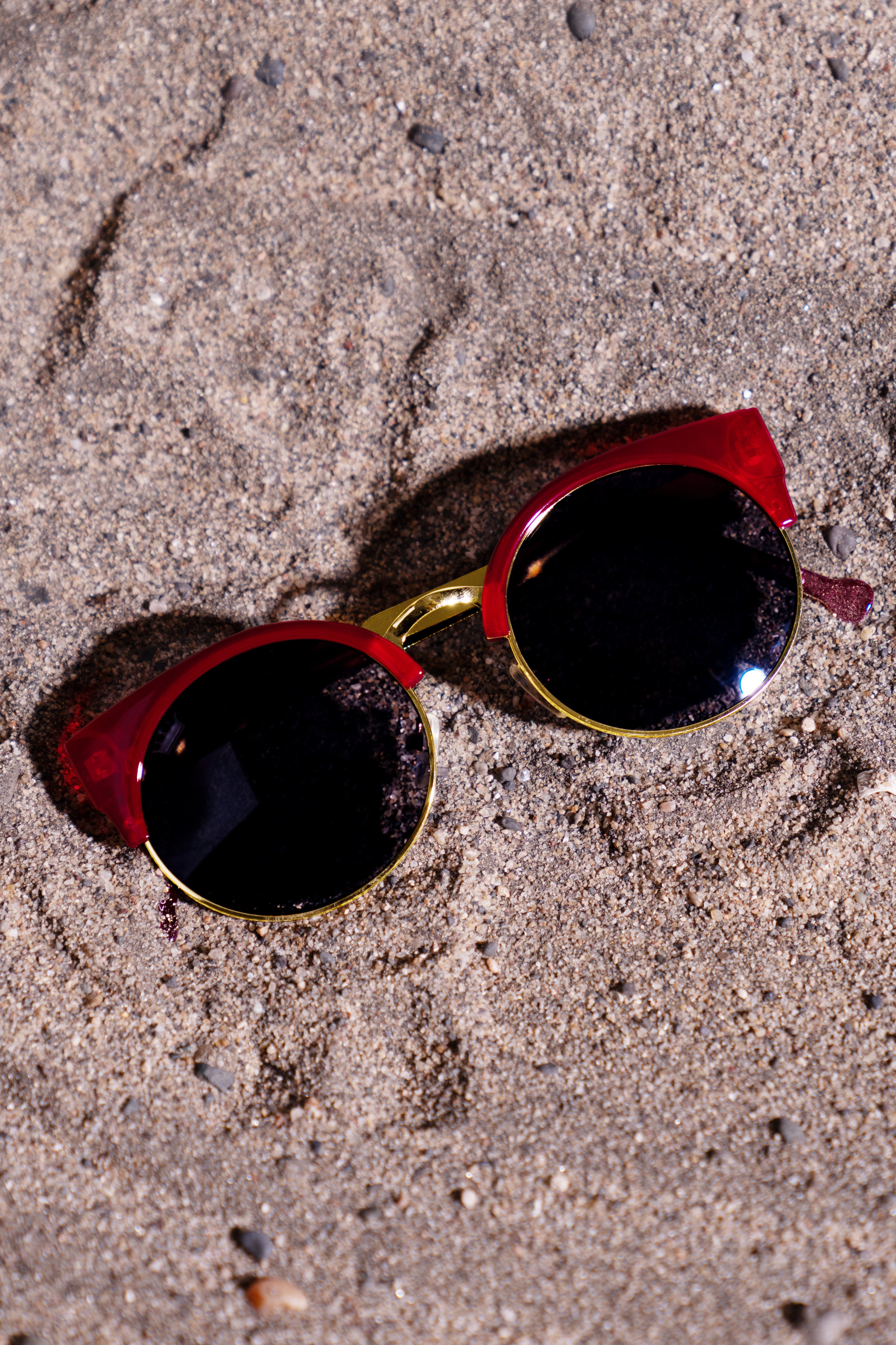 Coal Black French Crown Cat Eye Women’S Sunglasses