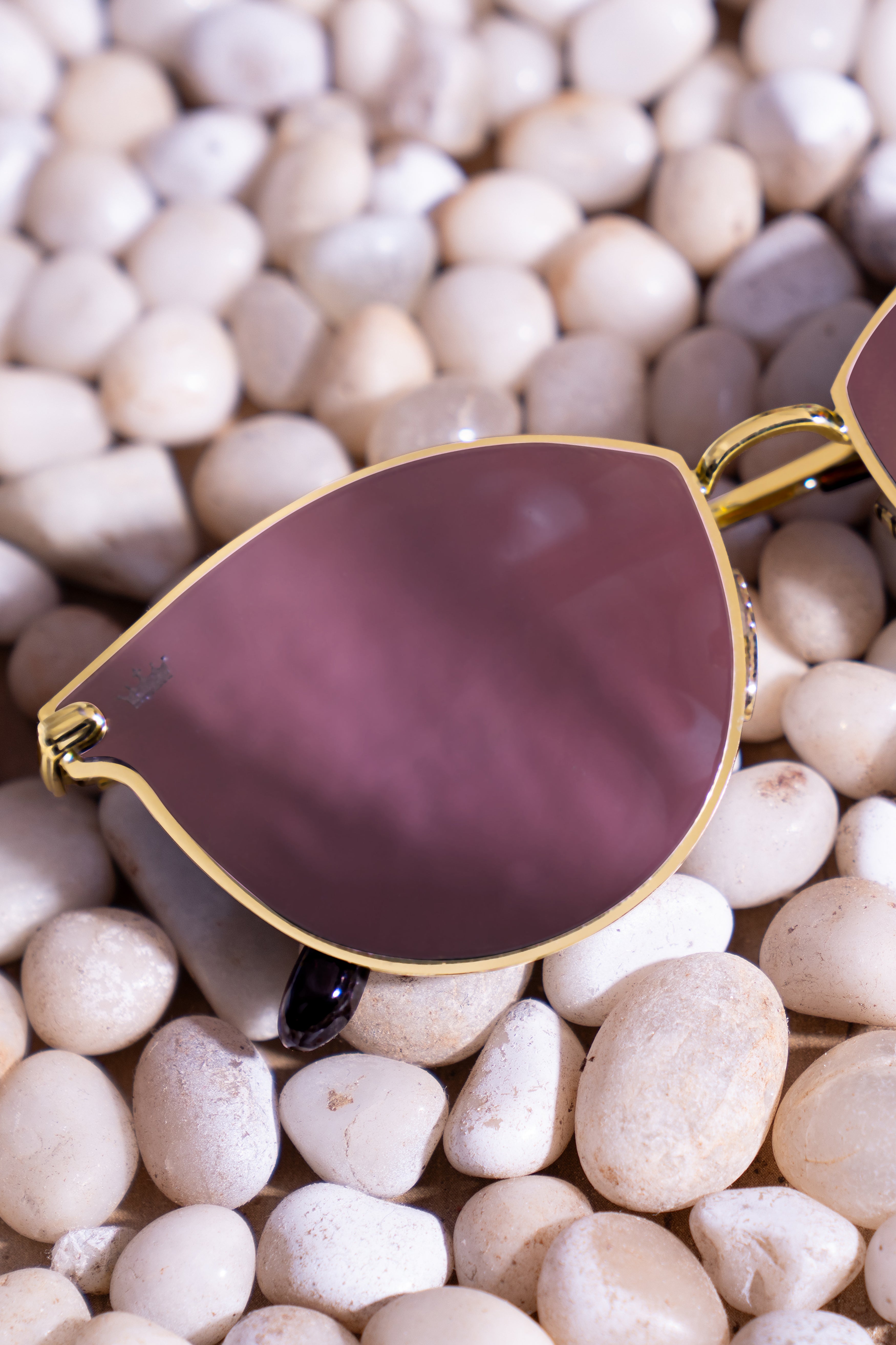 Orchid Purple Butterfly French Crown Women’S Sunglasses