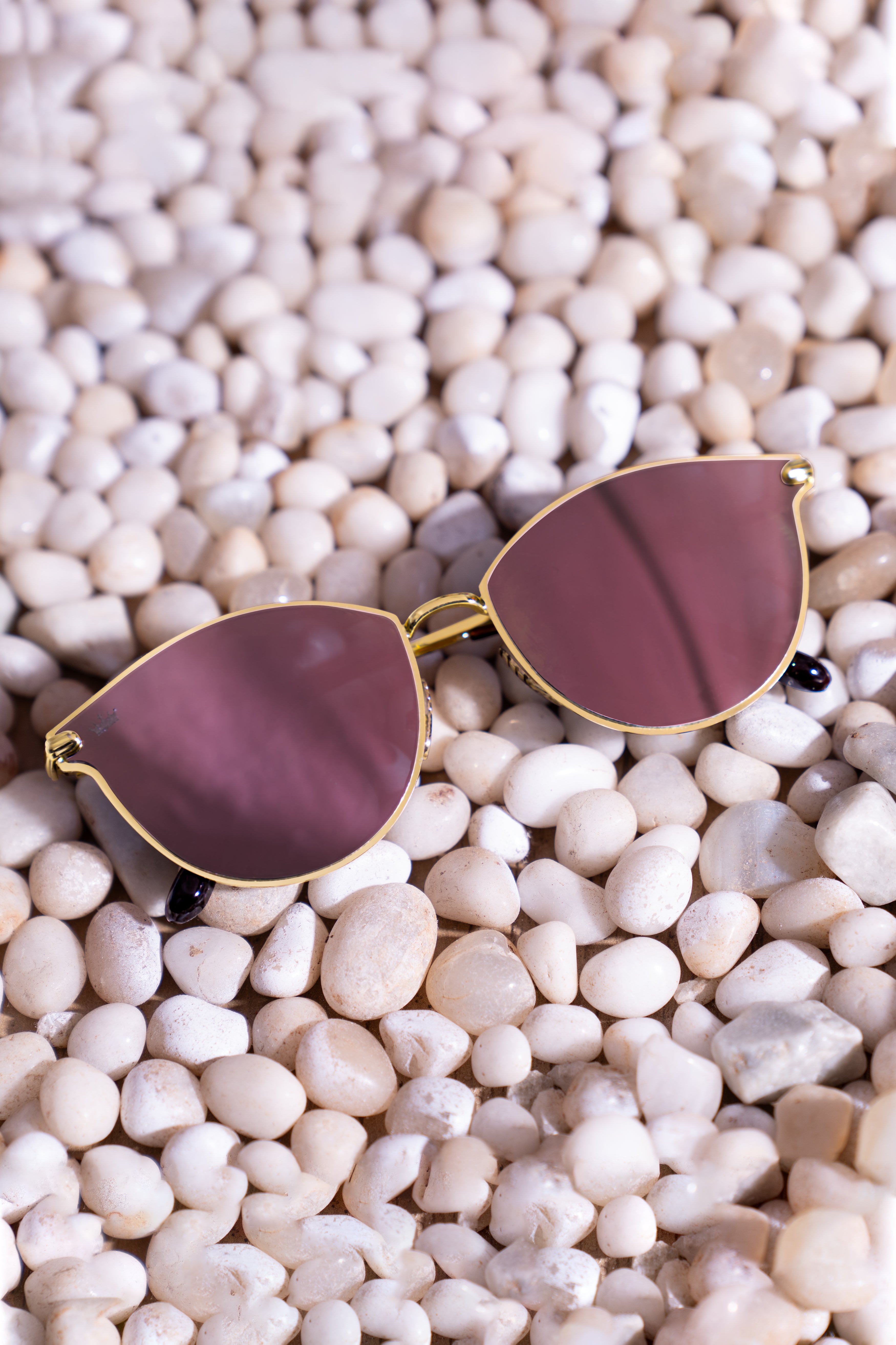 Orchid Purple Butterfly French Crown Women’S Sunglasses