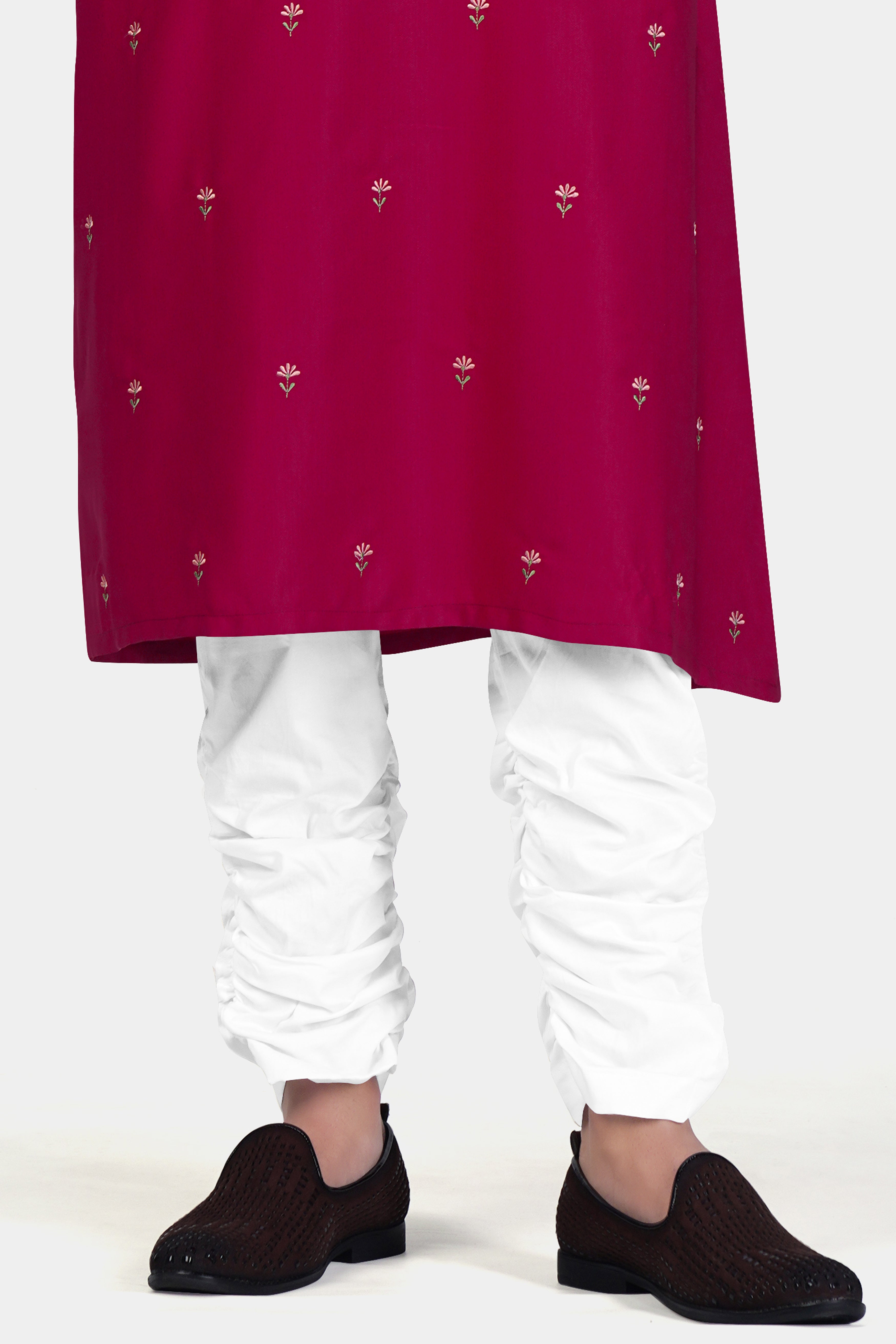 Beight White Churi Pant