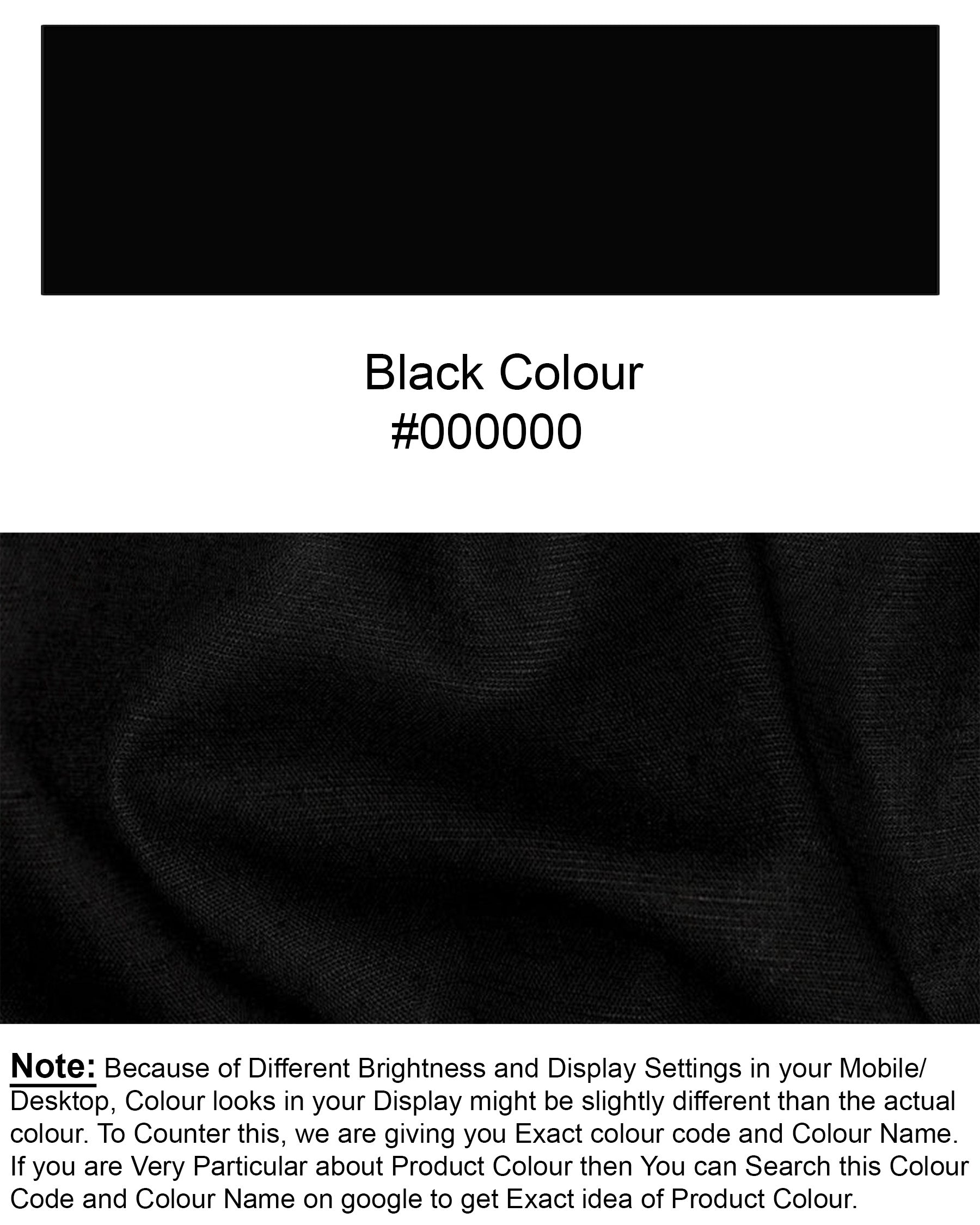 JADE BLACK Luxurious LINEN SHORTS