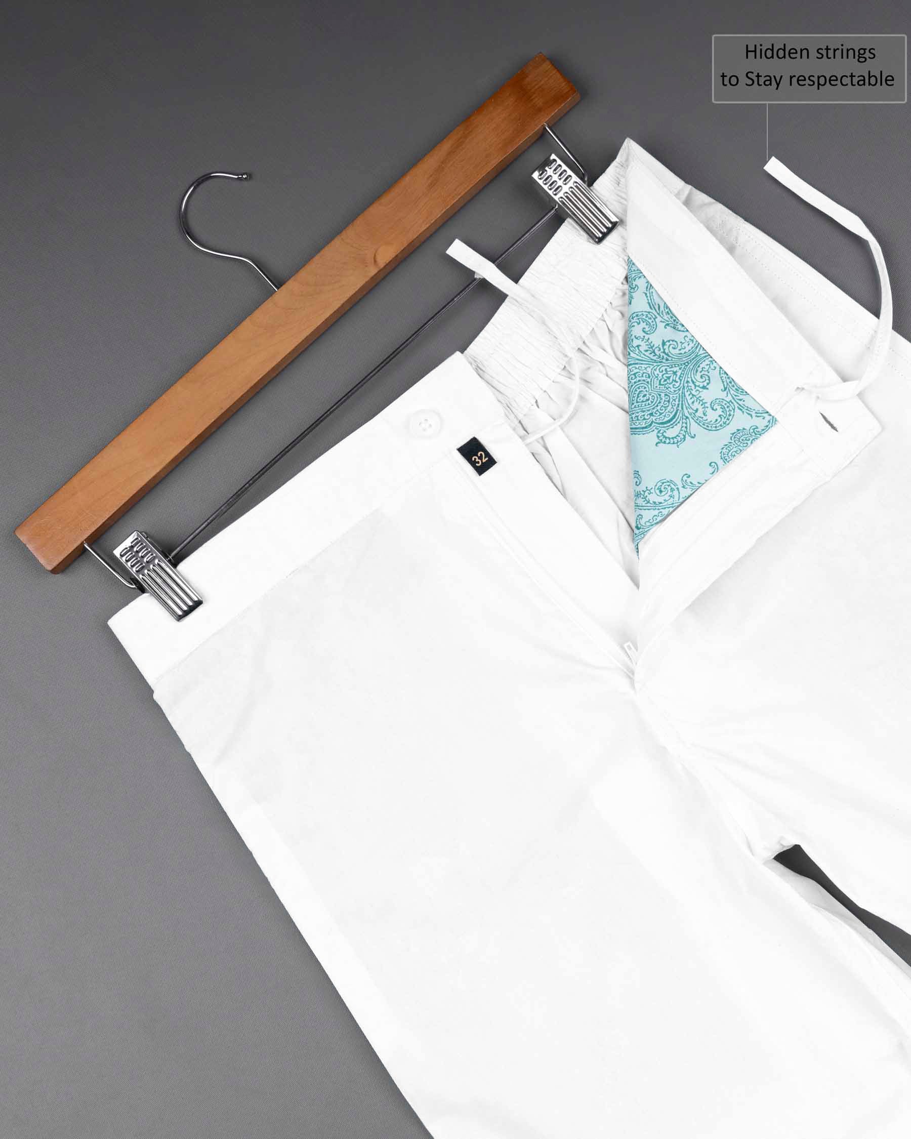 BRIGHT WHITE SUPER SOFT PREMIUM COTTON SHORTS