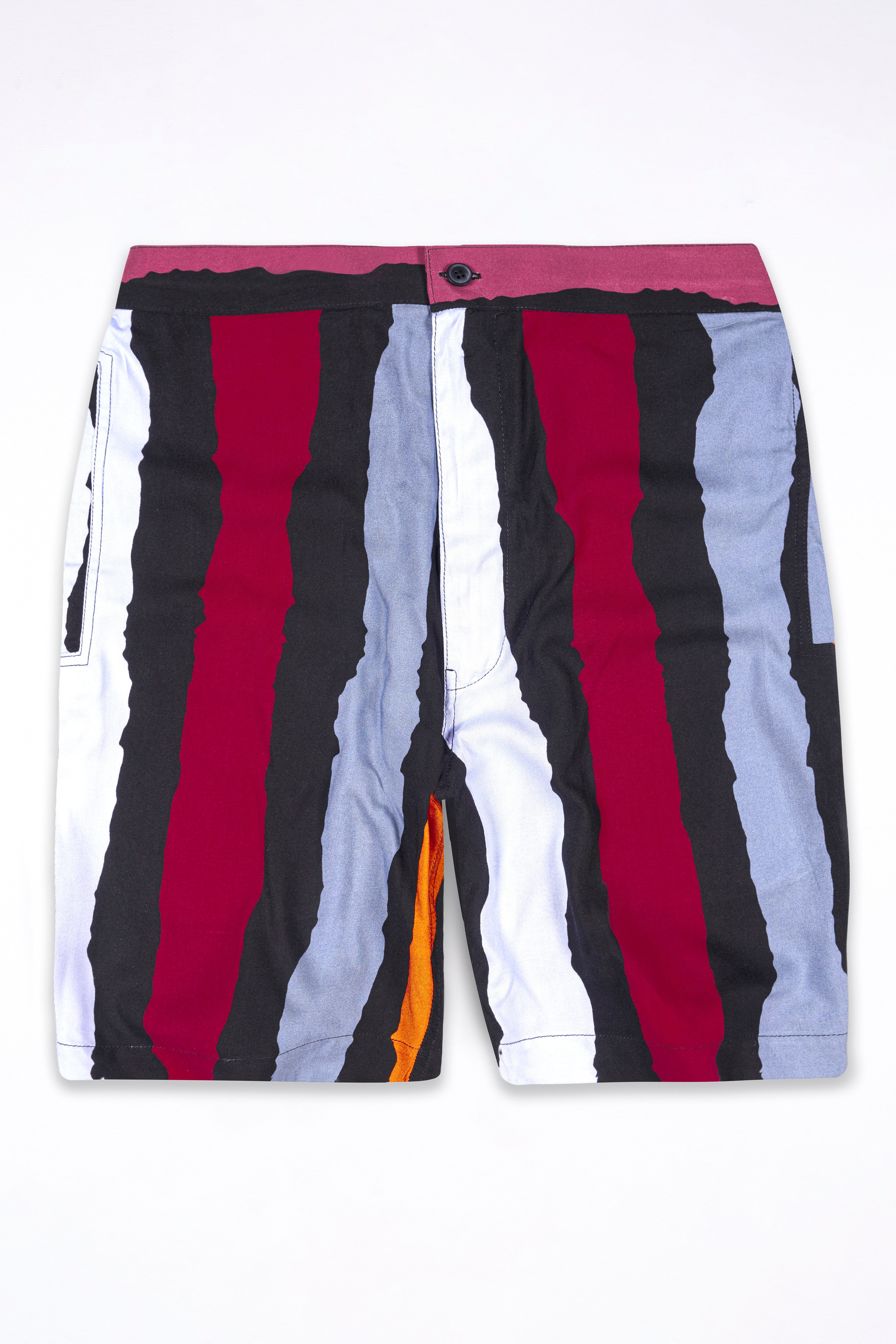 Jade Black with Tropical Gray Multicolor Premium Tencel Shorts SR287-28, SR287-30, SR287-32, SR287-34, SR287-36, SR287-38, SR287-40, SR287-42, SR287-44