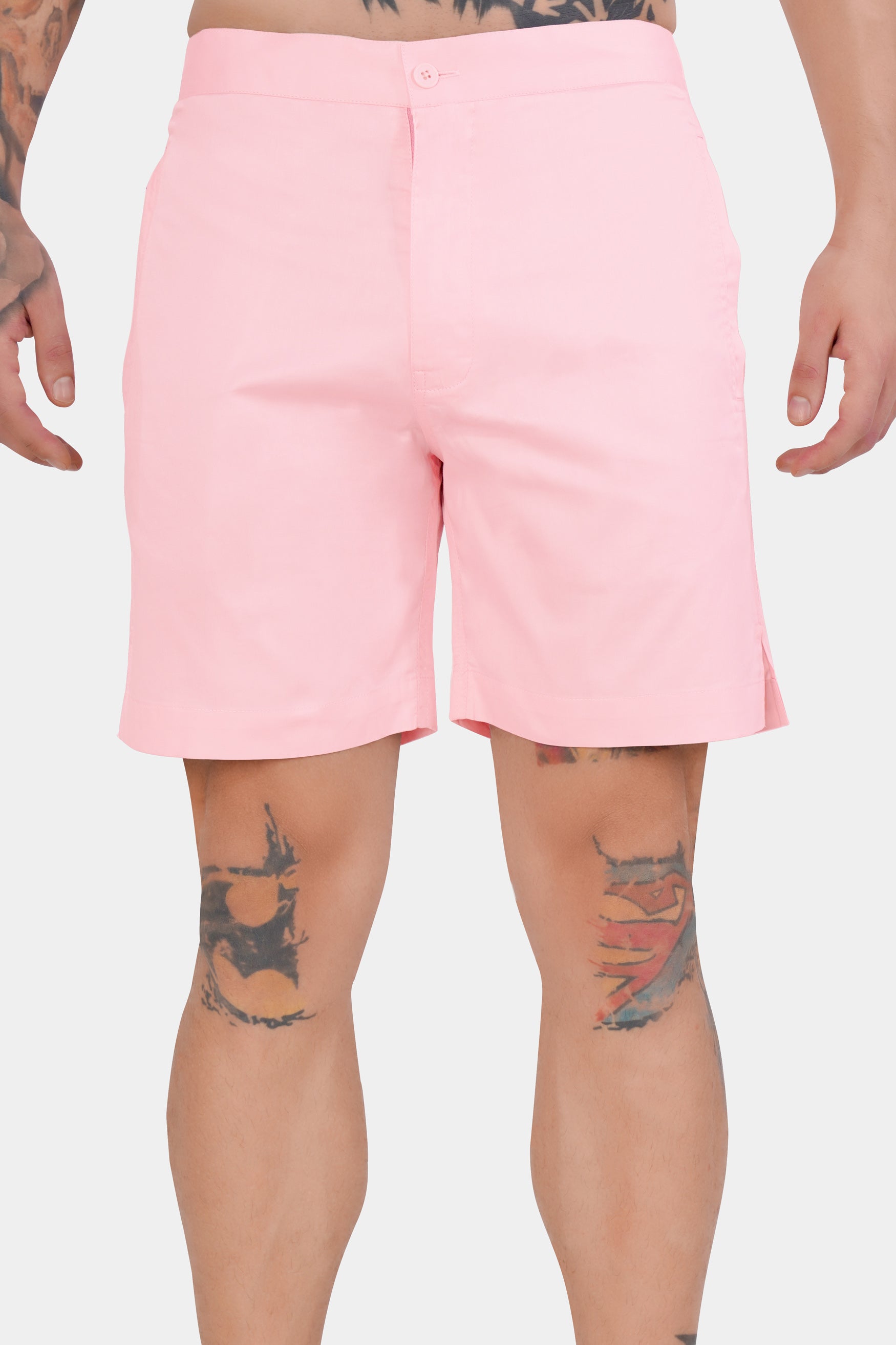 Cavern Pink Subtle Sheen Super Soft Premium Cotton Shorts SR310-28, SR310-30, SR310-32, SR310-34, SR310-36, SR310-38, SR310-40, SR310-42, SR310-44