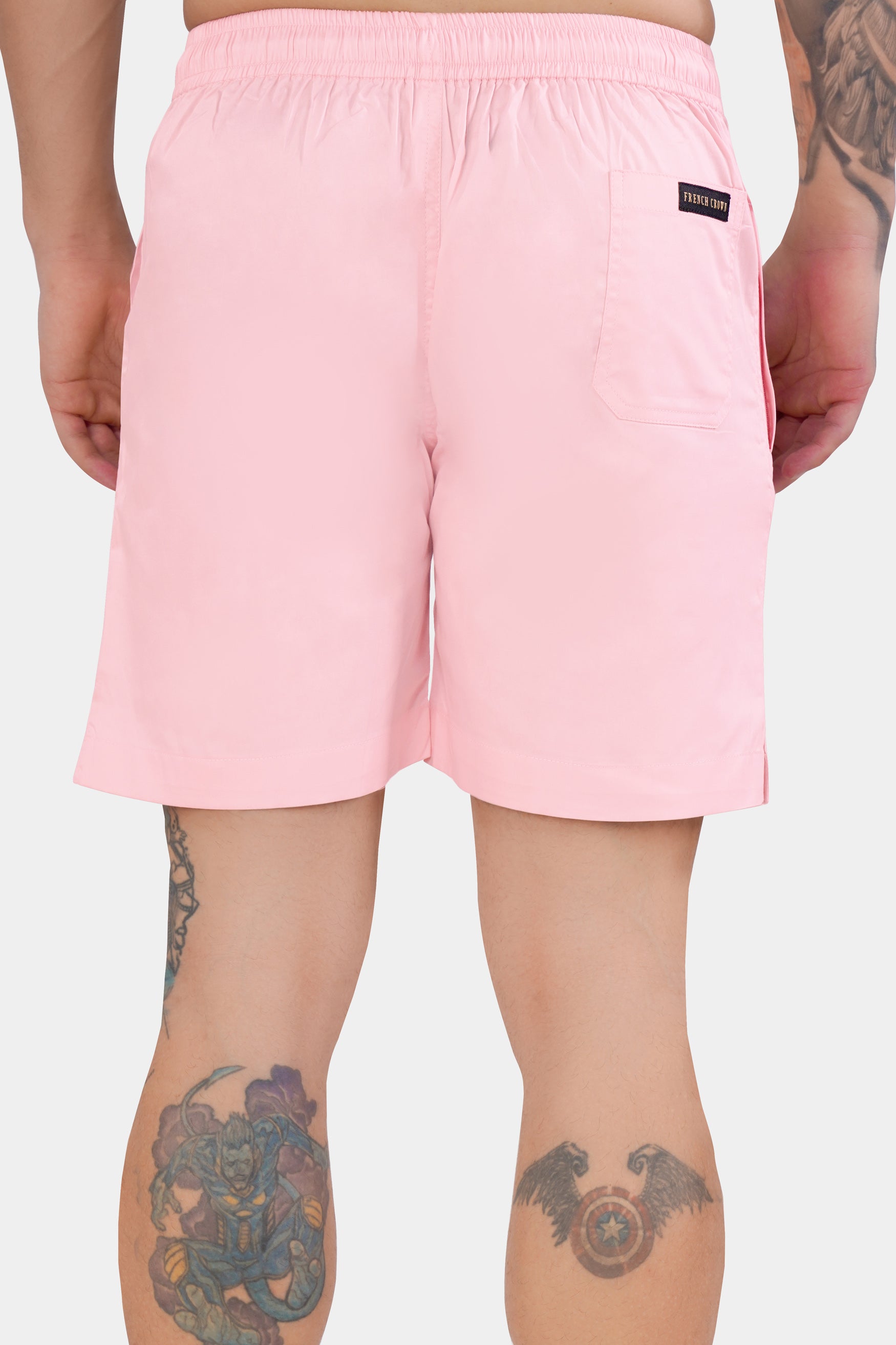 Cavern Pink Subtle Sheen Super Soft Premium Cotton Shorts SR310-28, SR310-30, SR310-32, SR310-34, SR310-36, SR310-38, SR310-40, SR310-42, SR310-44