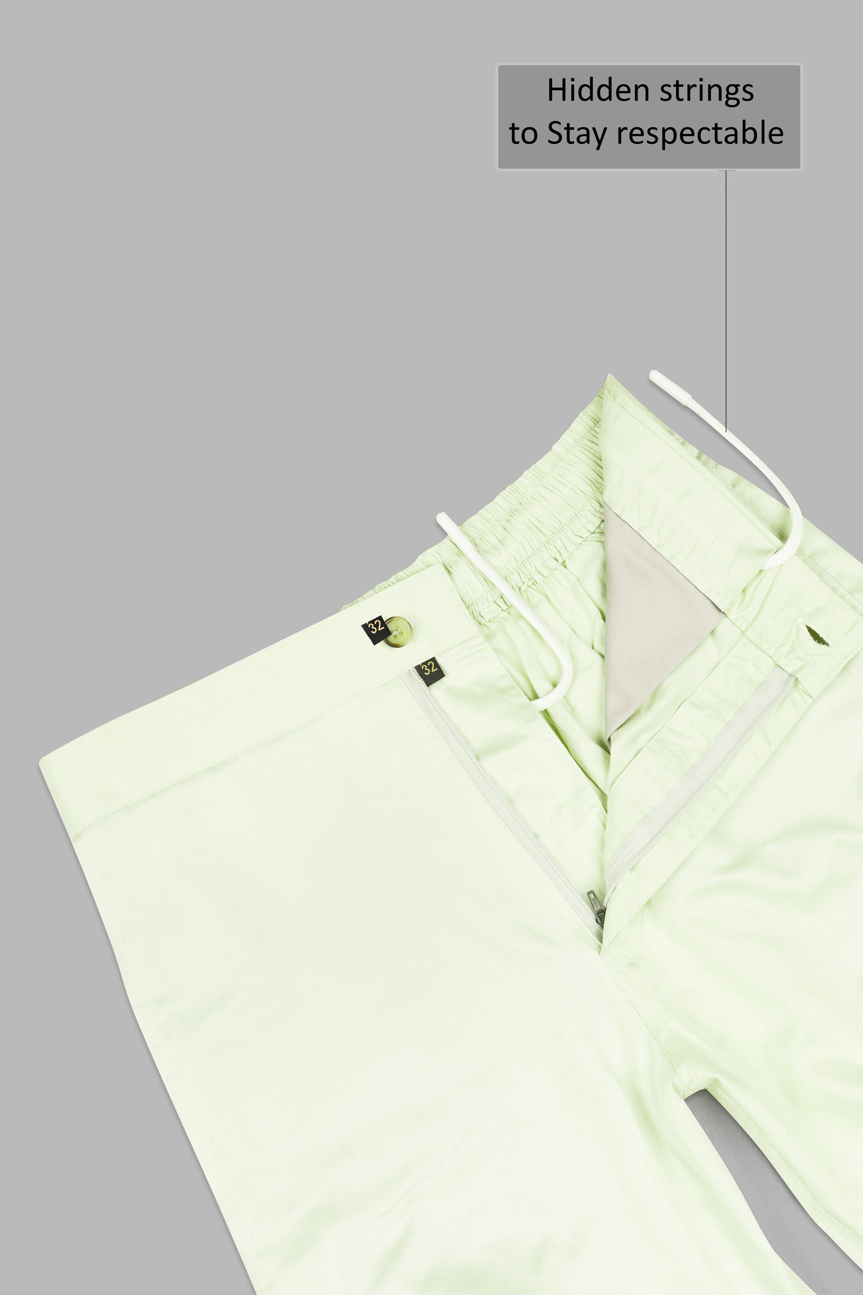 Albescent Green Subtle Sheen Super Soft Premium Cotton Shorts SR314-28, SR314-30, SR314-32, SR314-34, SR314-36, SR314-38, SR314-40, SR314-42, SR314-44