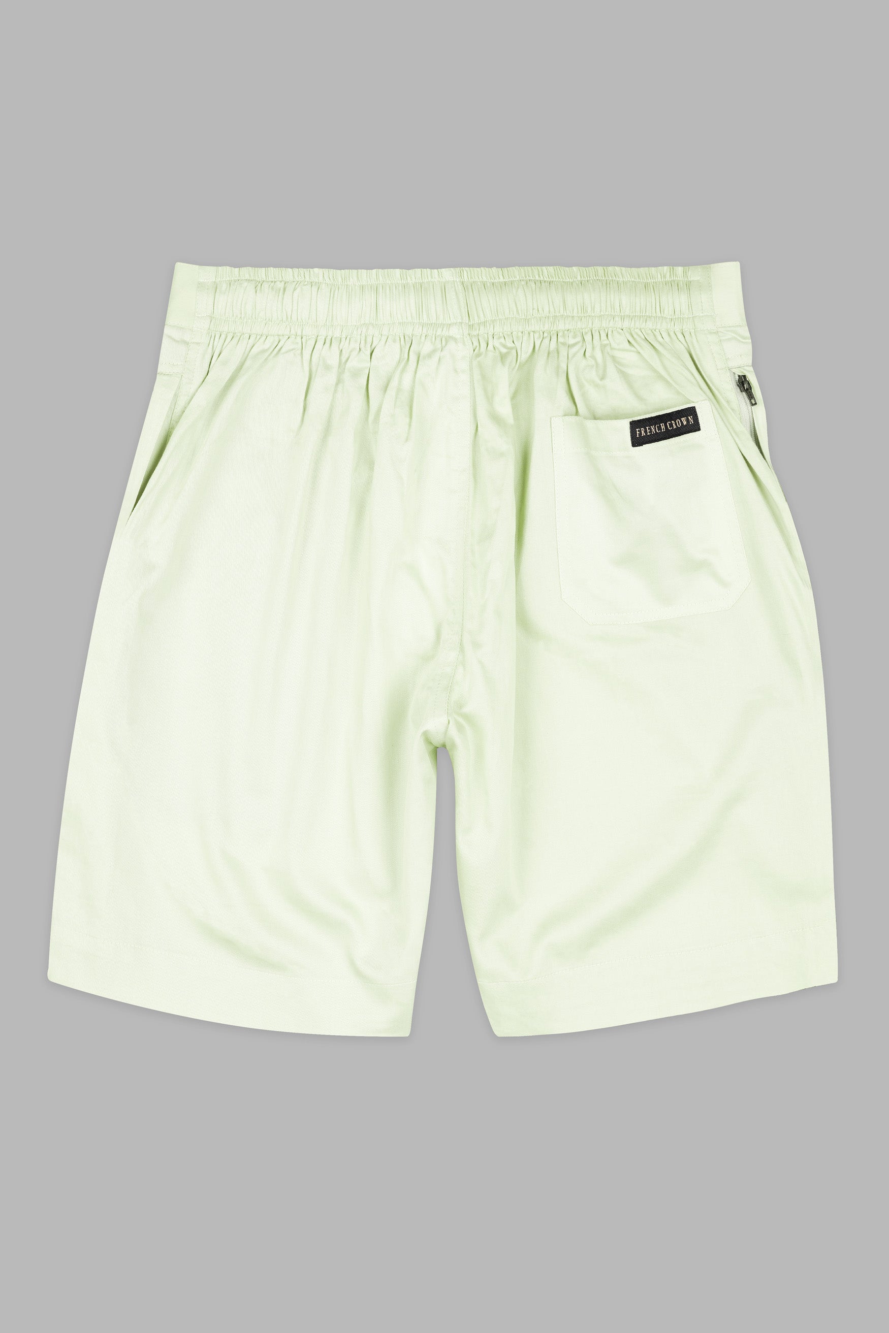 Albescent Green Subtle Sheen Super Soft Premium Cotton Shorts SR314-28, SR314-30, SR314-32, SR314-34, SR314-36, SR314-38, SR314-40, SR314-42, SR314-44