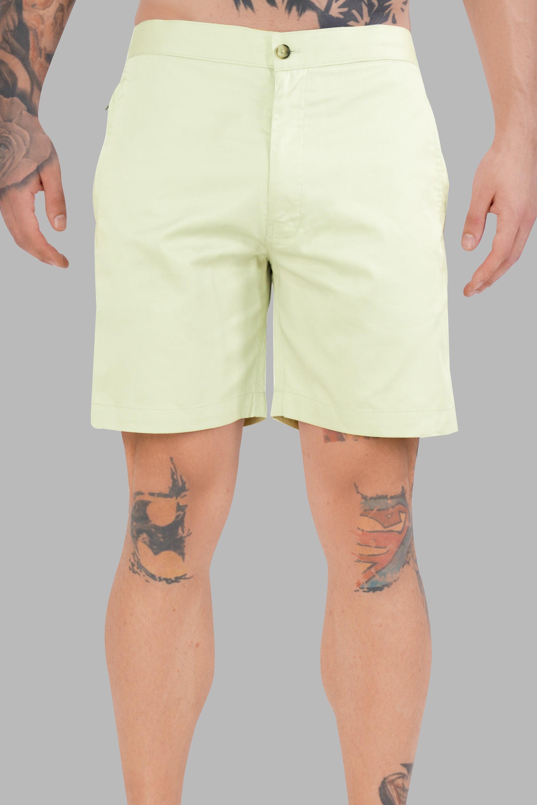 Beryl Green Subtle Sheen Super Soft Premium Cotton Shorts SR326-28, SR326-30, SR326-32, SR326-34, SR326-36, SR326-38, SR326-40, SR326-42, SR326-44