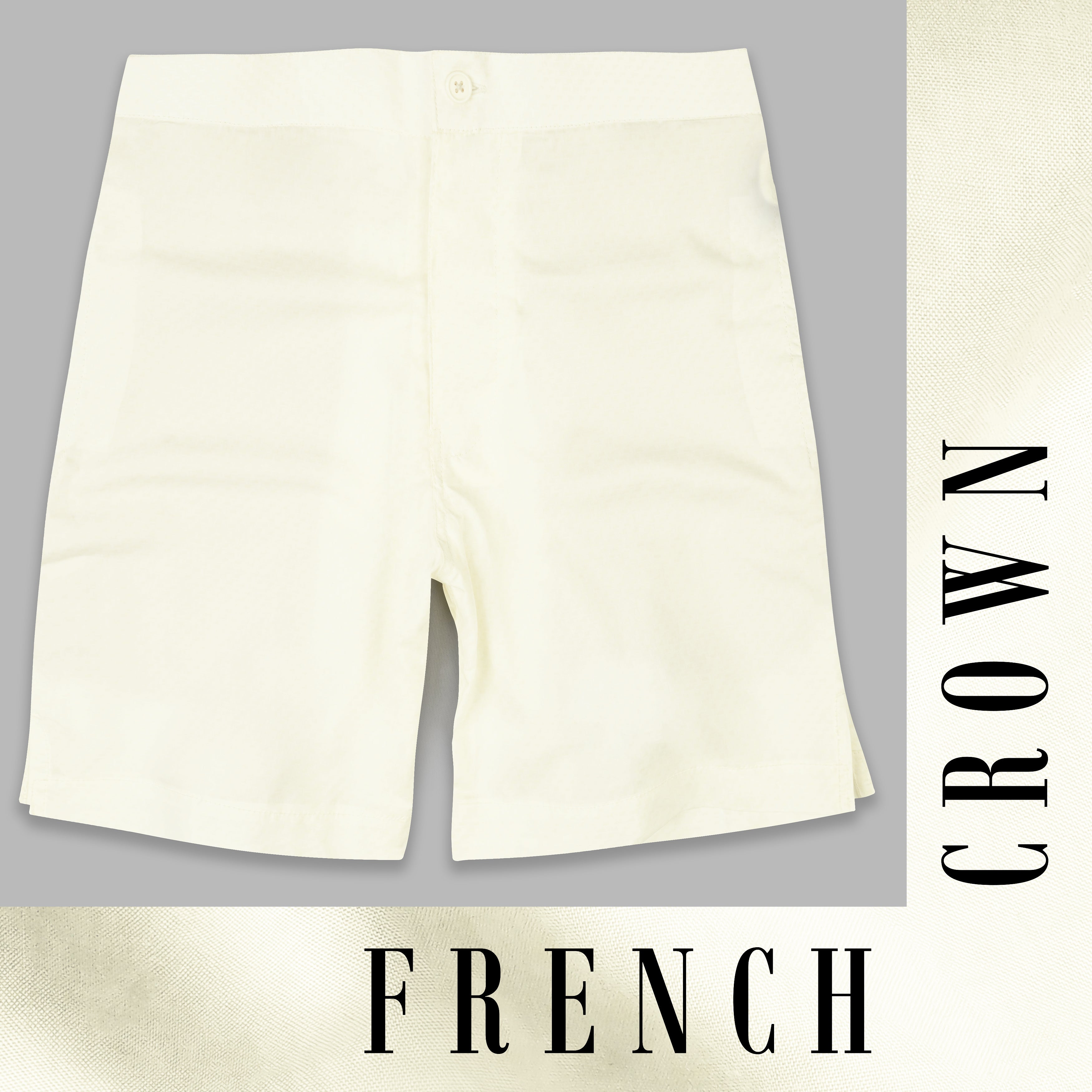 Merino Cream Premium Cotton Shorts SR346-28, SR346-30, SR346-32, SR346-34, SR346-36, SR346-38, SR346-40, SR346-42, SR346-44