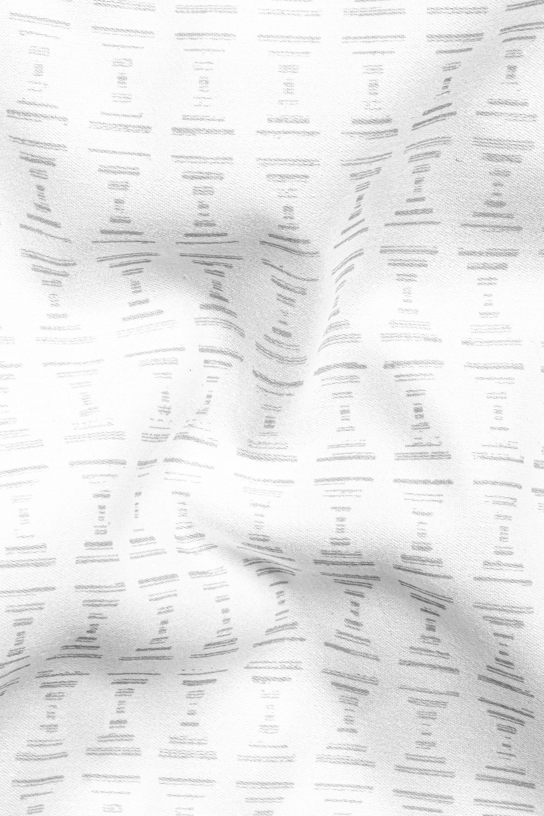 Bright White with Pumice Gray Printed Subtle Sheen Super Soft Premium Cotton Shorts SR355-28, SR355-30, SR355-32, SR355-34, SR355-36, SR355-38, SR355-40, SR355-42, SR355-44