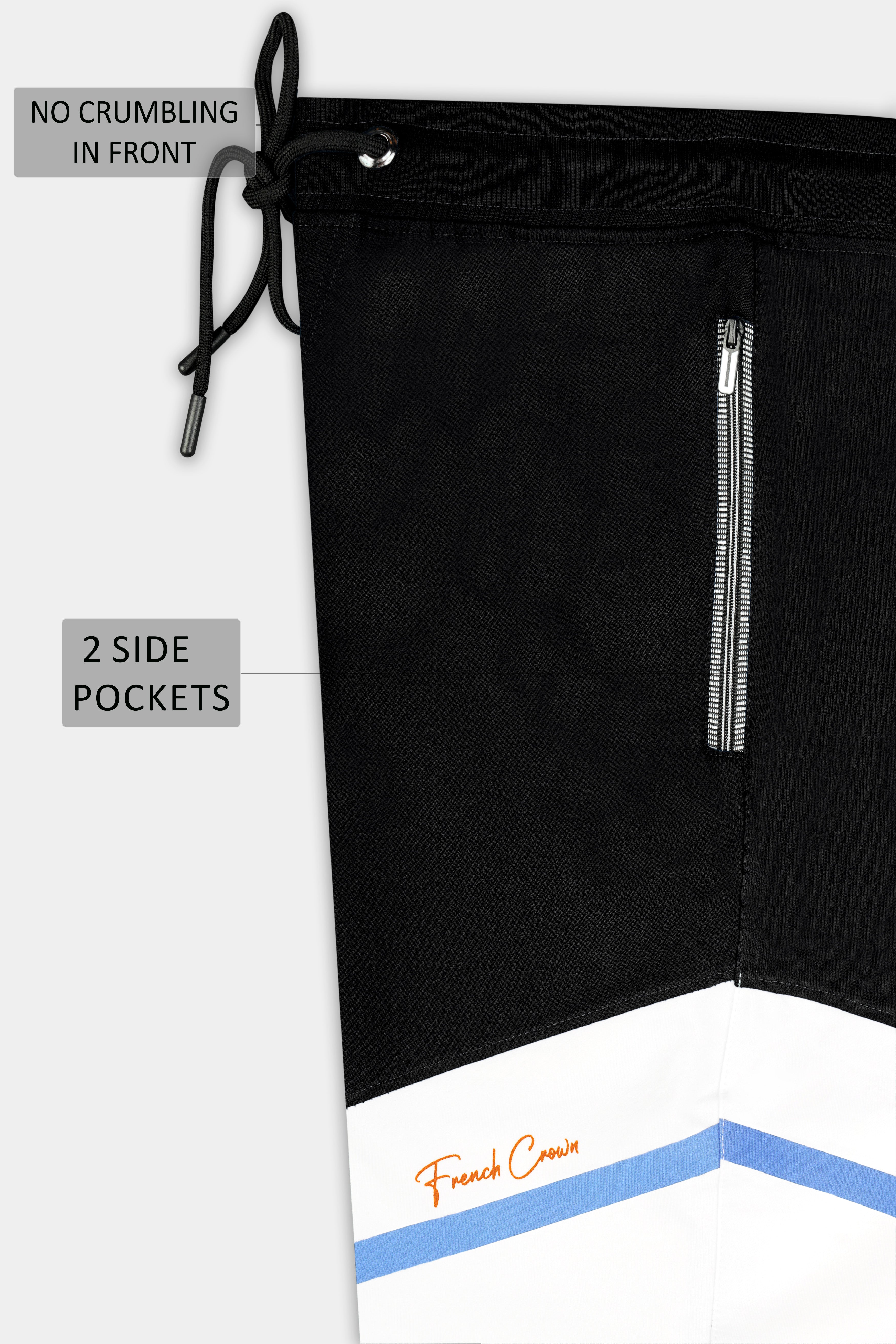 Jade Black Super Soft Premium Cotton Short