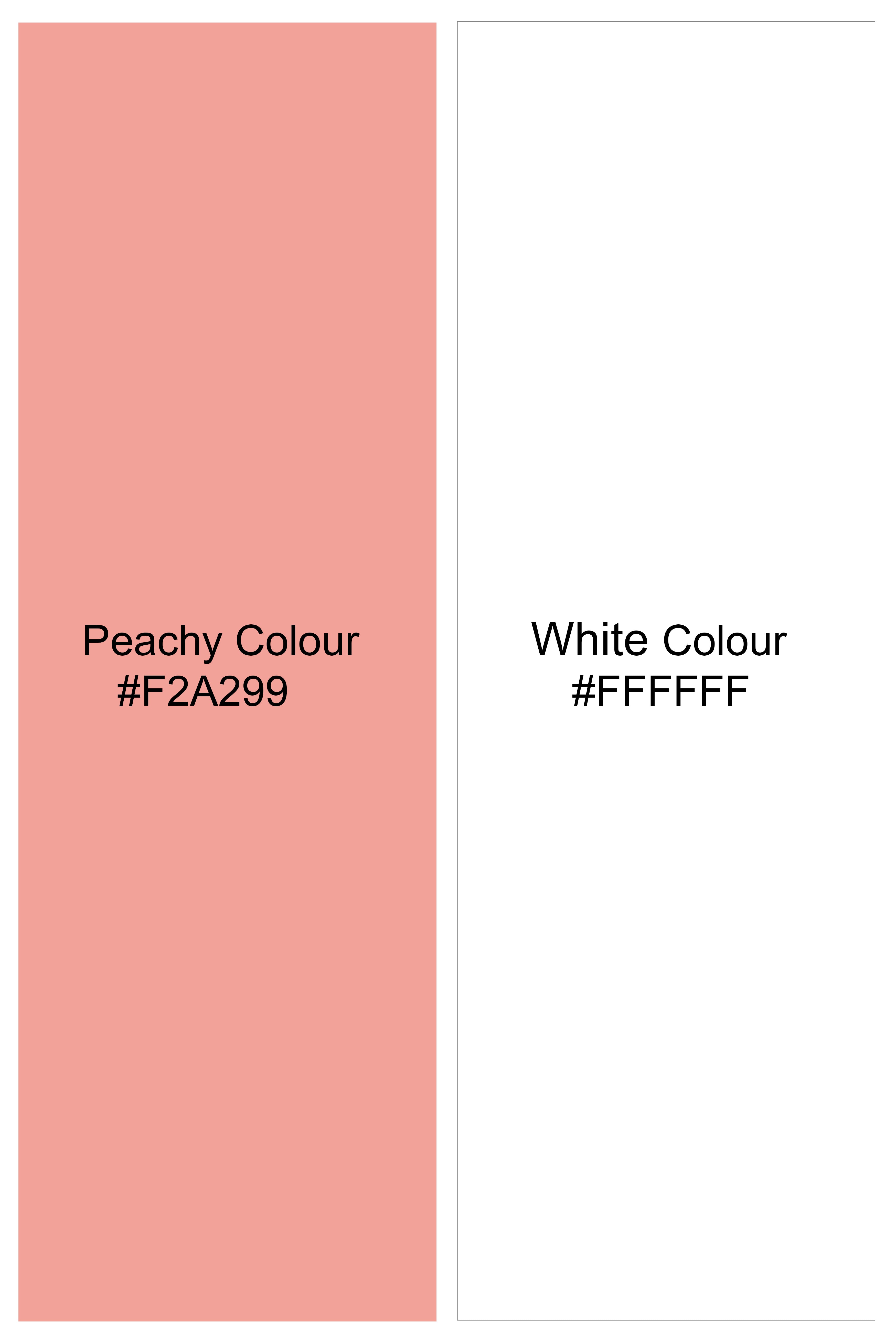 Peachy And Bright White Foral Printed Subtle Sheen Super Soft Premium Cotton Shorts