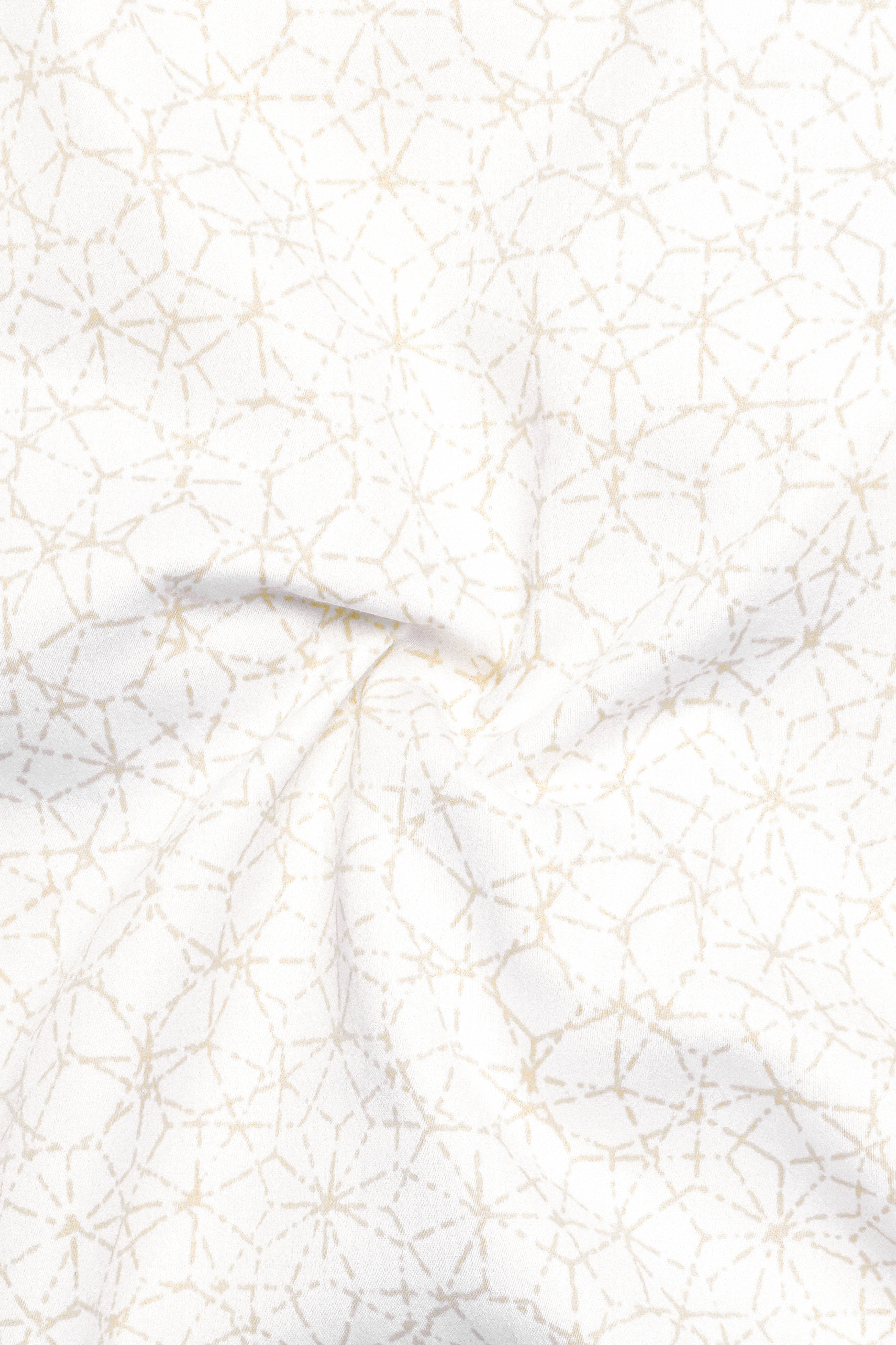 Fantasy Off White Printed Subtle Sheen Super Soft Premium Cotton Shorts