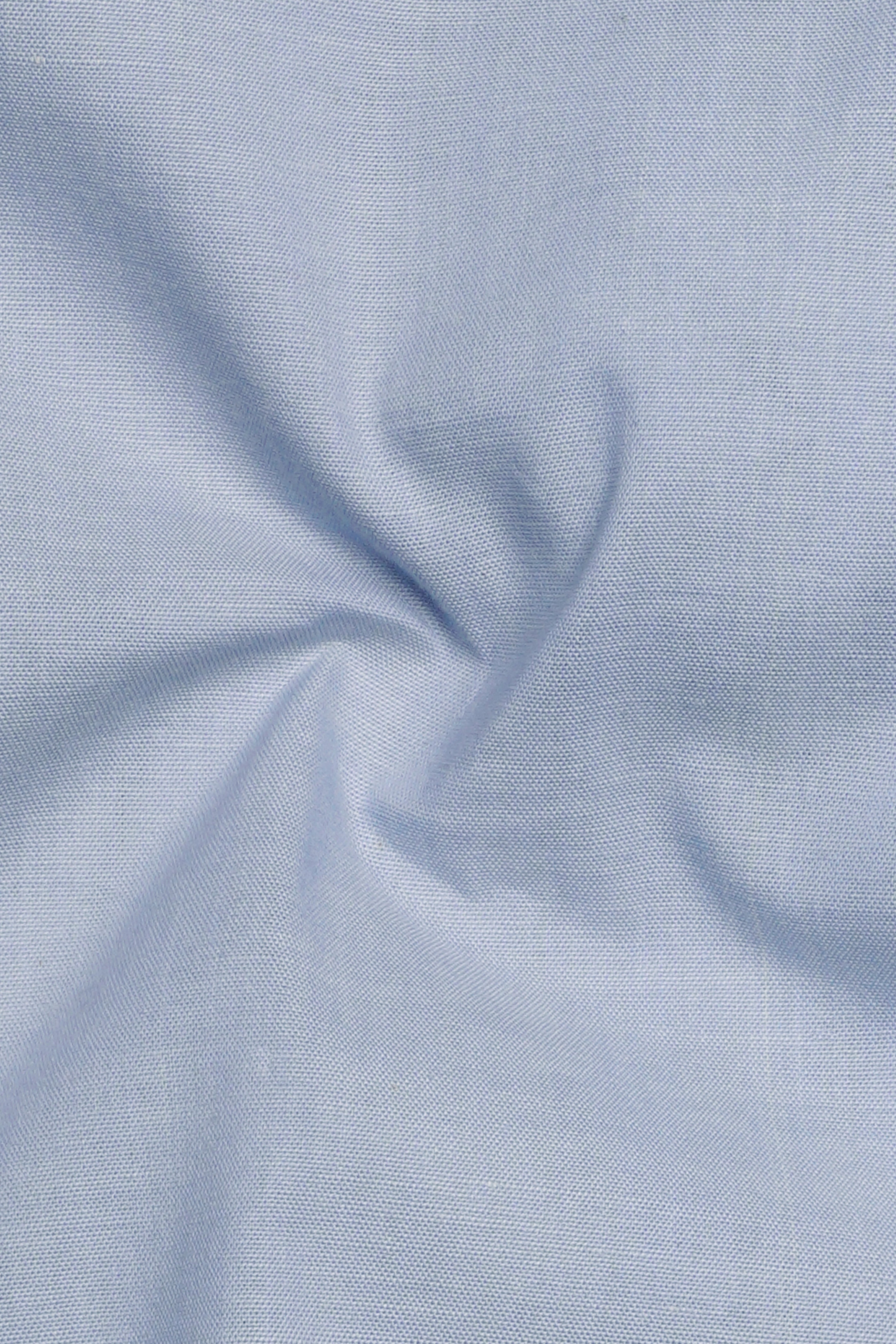 Cadet Blue Solid Chambray Premium Cotton Shorts