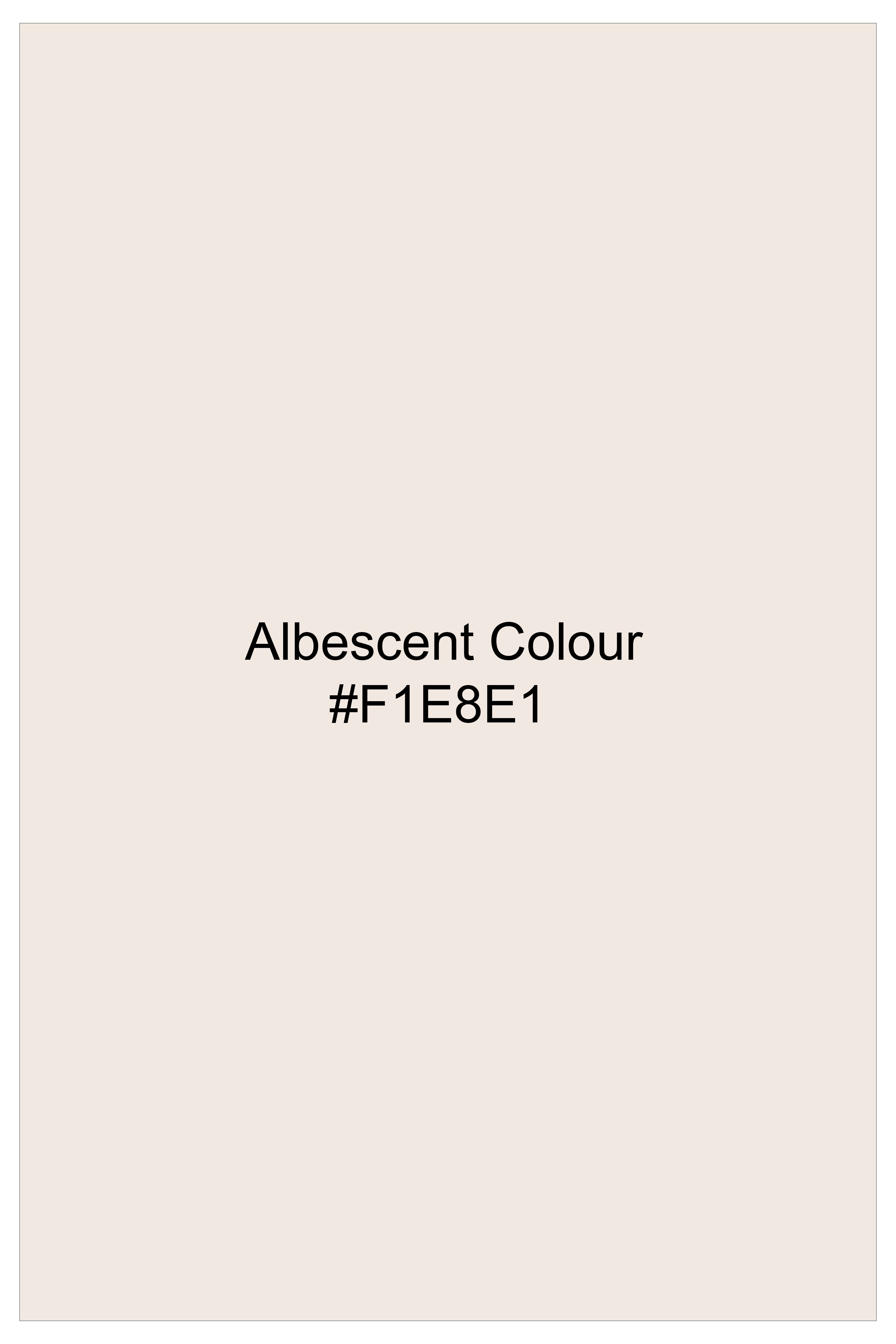 Birch-Albescent Cream Striped Premium Cotton Shorts