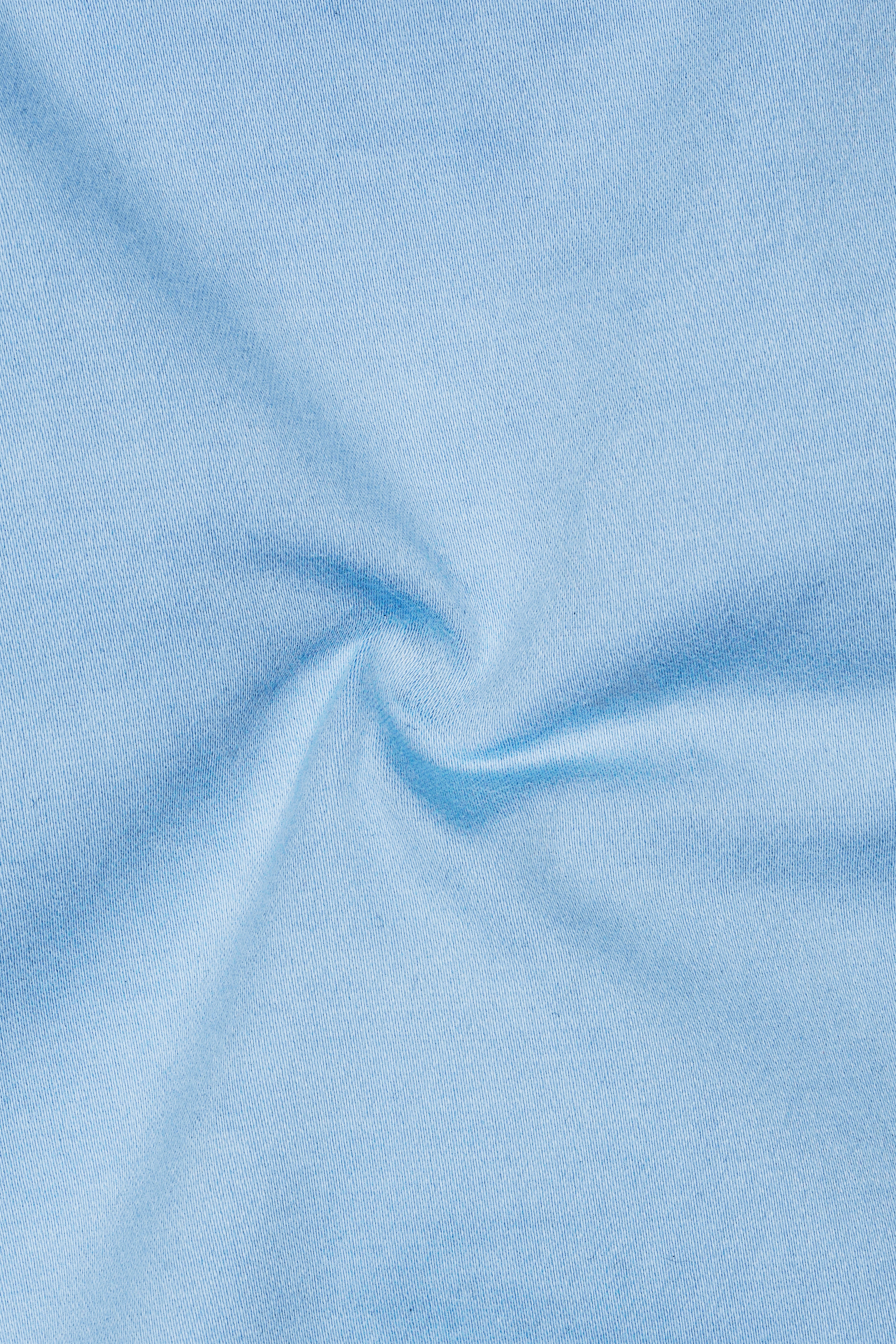 Tropical Blue Clean Look Denim Shorts