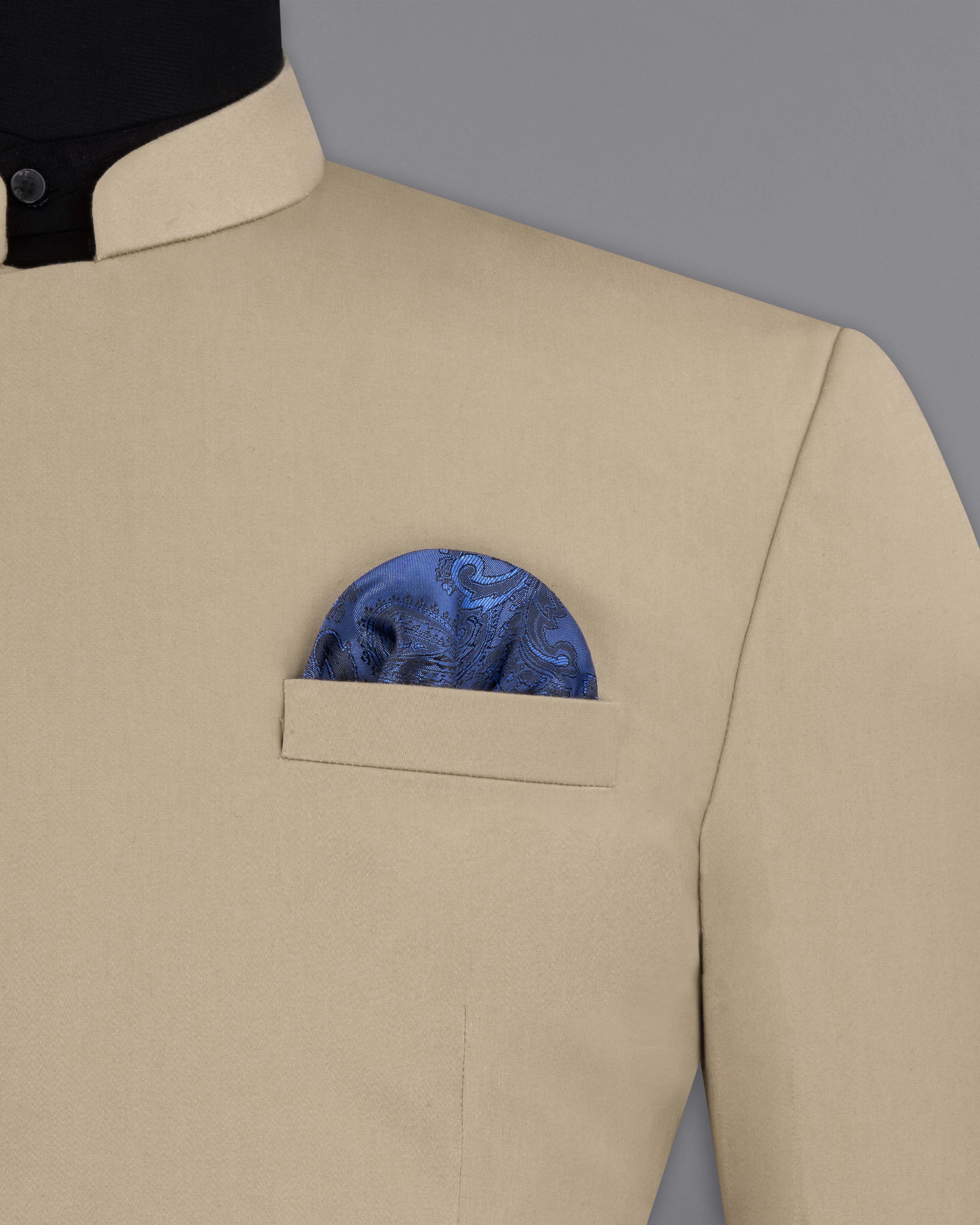 Quicksand Brown Stretchable Cross Placket Bandhgala Premium Cotton traveler Suit ST2655-CBG-36,ST2655-CBG-38,ST2655-CBG-40,ST2655-CBG-42,ST2655-CBG-44,ST2655-CBG-46,ST2655-CBG-48,ST2655-CBG-50,ST2655-CBG-52,ST2655-CBG-54,ST2655-CBG-56,ST2655-CBG-58,ST2655-CBG-60