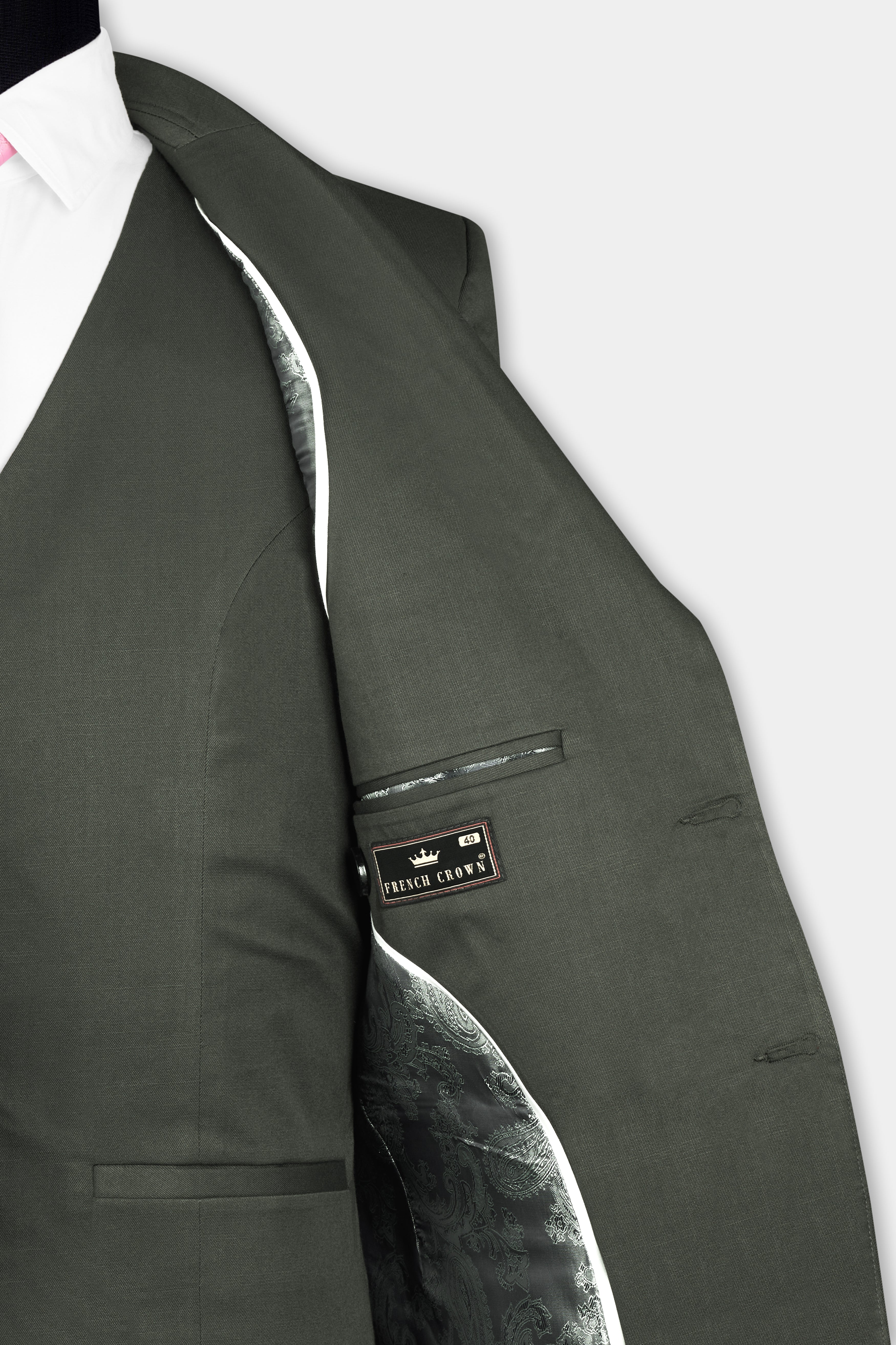 Iridium Green Single-Breasted Suit