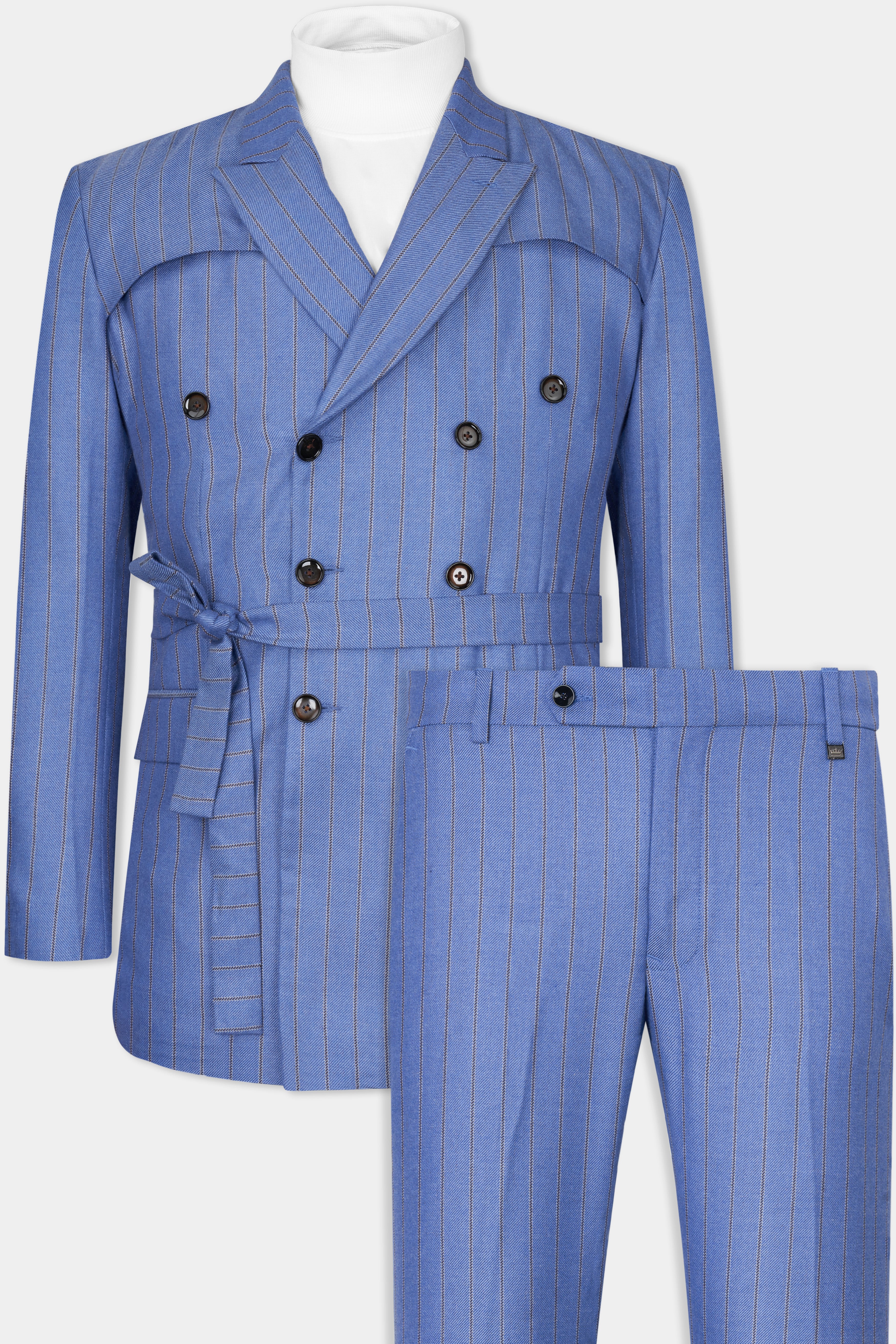 Chetwode Blue and Iroko Brown Striped Wool Rich Designer Suit ST2769-DB-D35-36,ST2769-DB-D35-38,ST2769-DB-D35-40,ST2769-DB-D35-42,ST2769-DB-D35-44,ST2769-DB-D35-46,ST2769-DB-D35-48,ST2769-DB-D35-50,ST2769-DB-D35-52,ST2769-DB-D35-54,ST2769-DB-D35-56,ST2769-DB-D35-58,ST2769-DB-D35-60