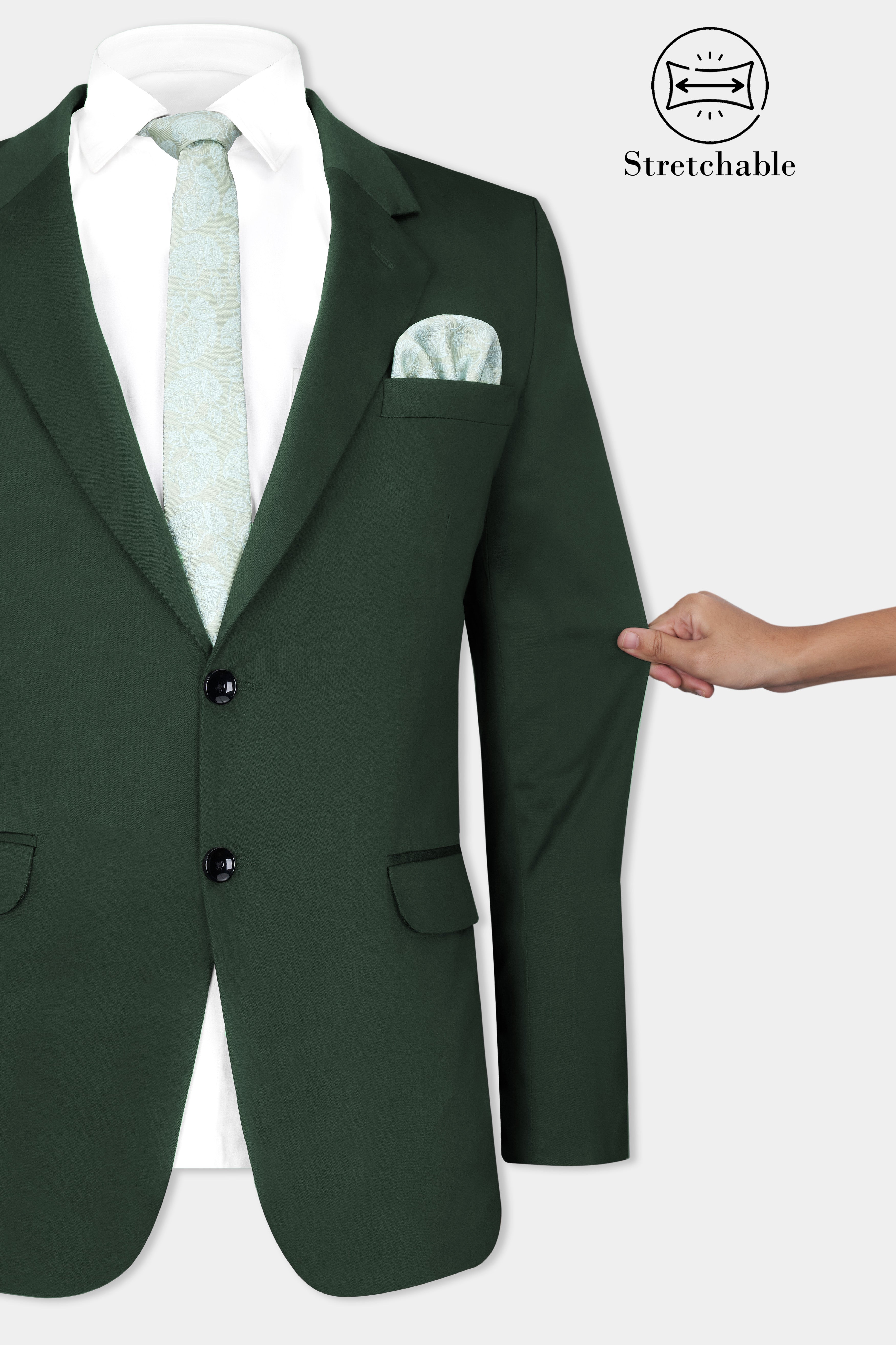 Heavy Metal Green Premium Cotton Stretchable Traveler Suit ST2774-SB-36,ST2774-SB-38,ST2774-SB-40,ST2774-SB-42,ST2774-SB-44,ST2774-SB-46,ST2774-SB-48,ST2774-SB-50,ST2774-SB-52,ST2774-SB-54,ST2774-SB-56,ST2774-SB-58,ST2774-SB-60