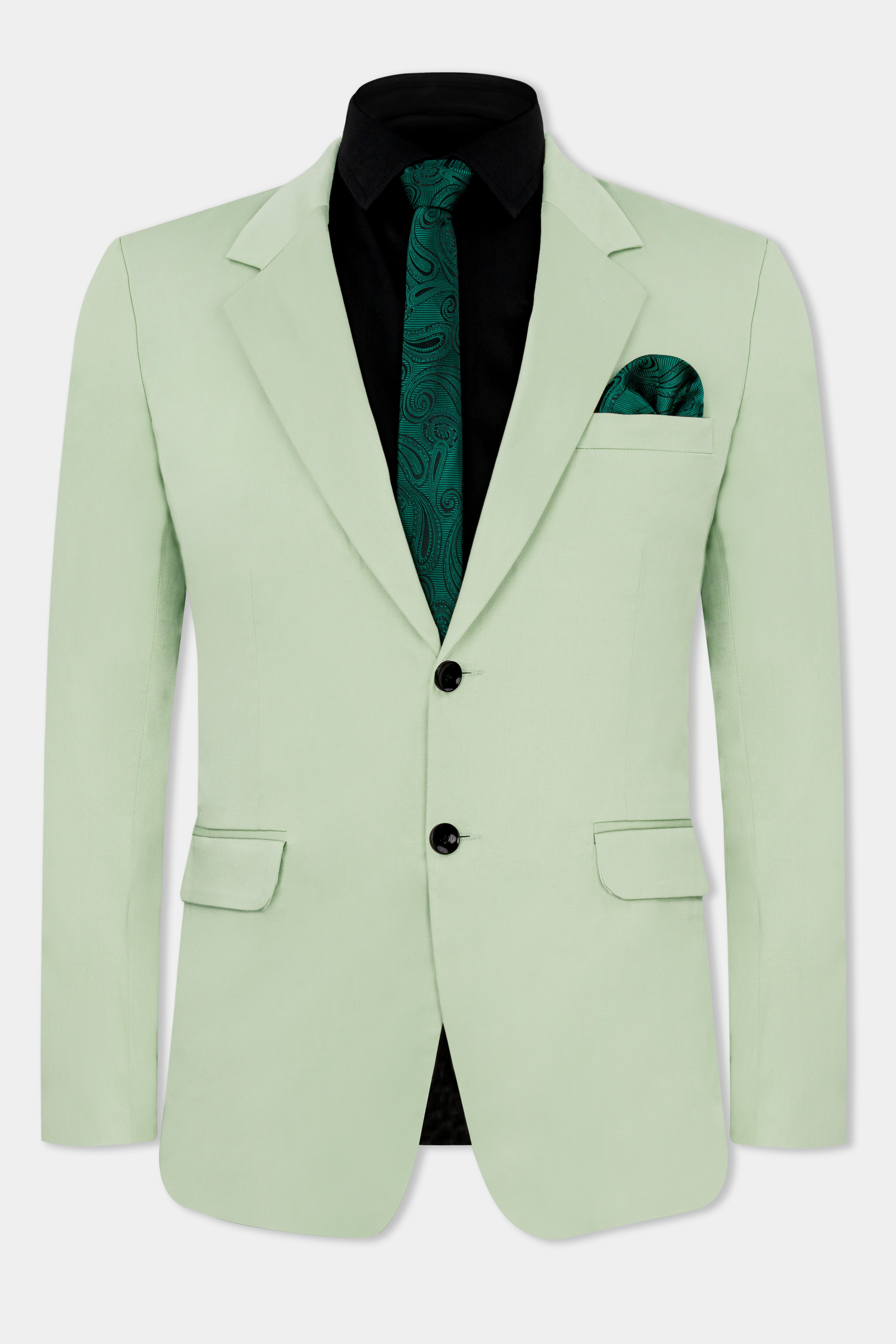 Coriander Green Premium Cotton Stretchable Traveler Suit ST2794-SB-36,ST2794-SB-38,ST2794-SB-40,ST2794-SB-42,ST2794-SB-44,ST2794-SB-46,ST2794-SB-48,ST2794-SB-50,ST2794-SB-52,ST2794-SB-54,ST2794-SB-56,ST2794-SB-58,ST2794-SB-60