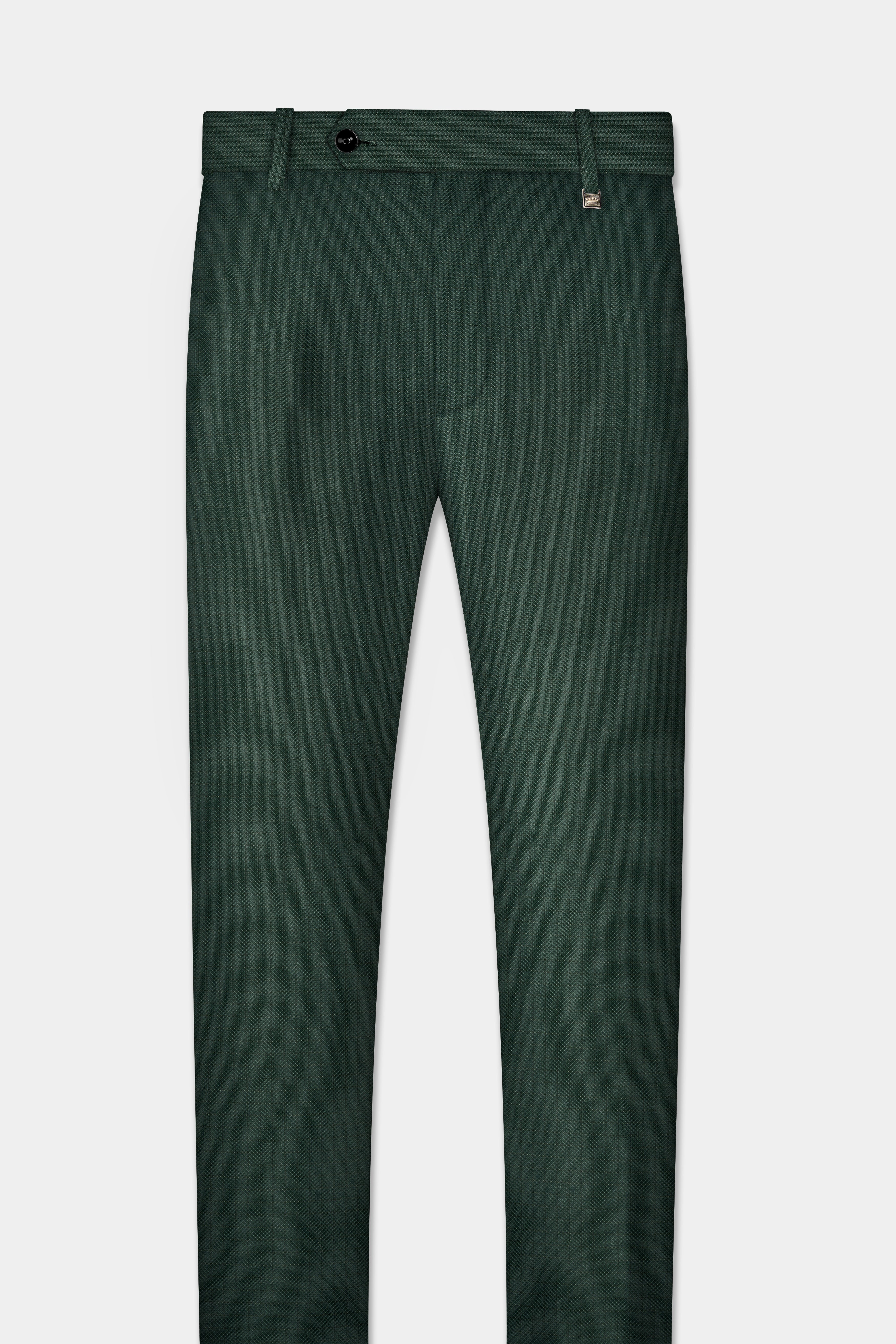 Everglade Green Micro Checkered Wool Rich Suit