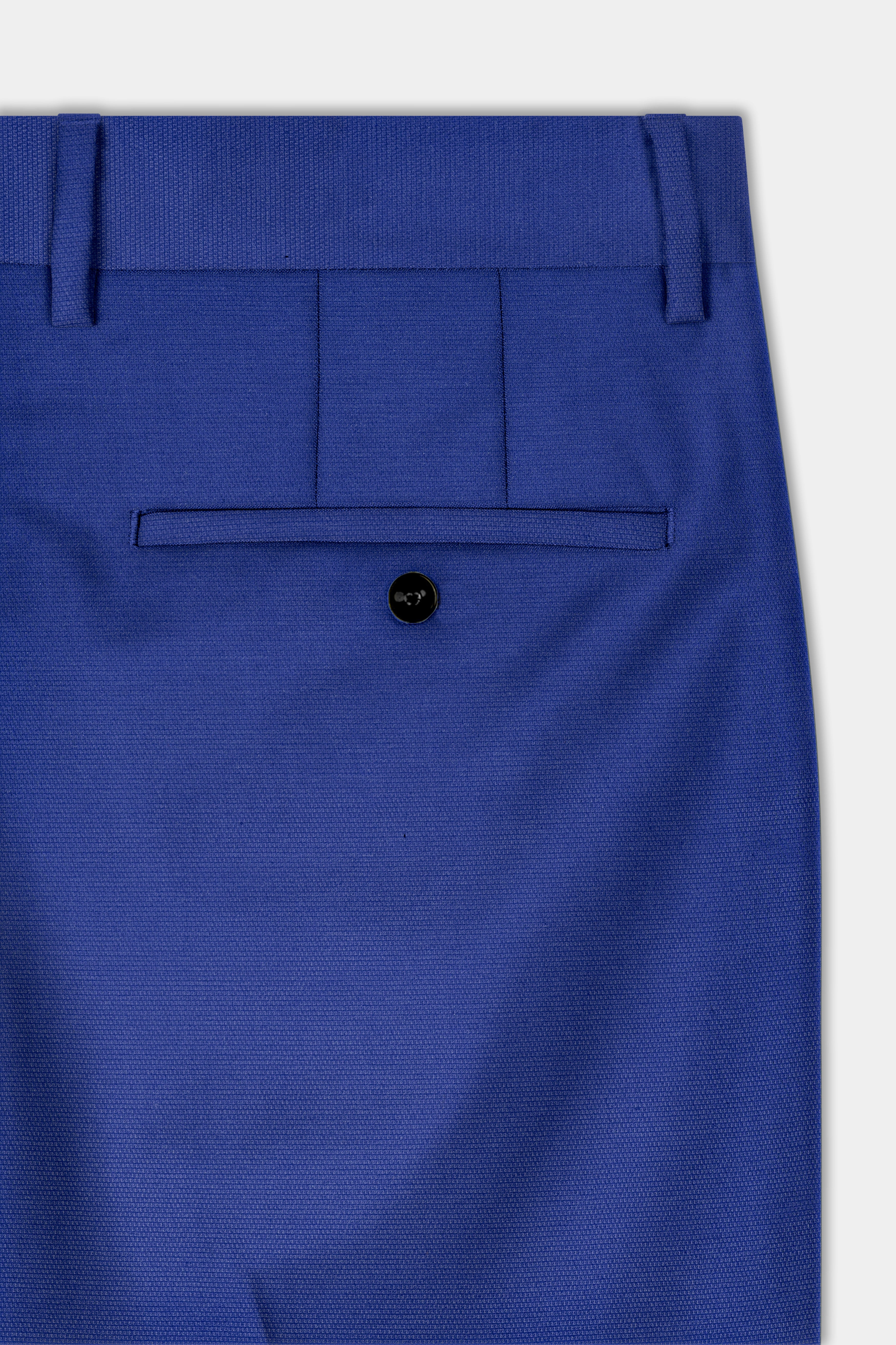 Catalina Blue Double-Breasted Wool Blend Suit