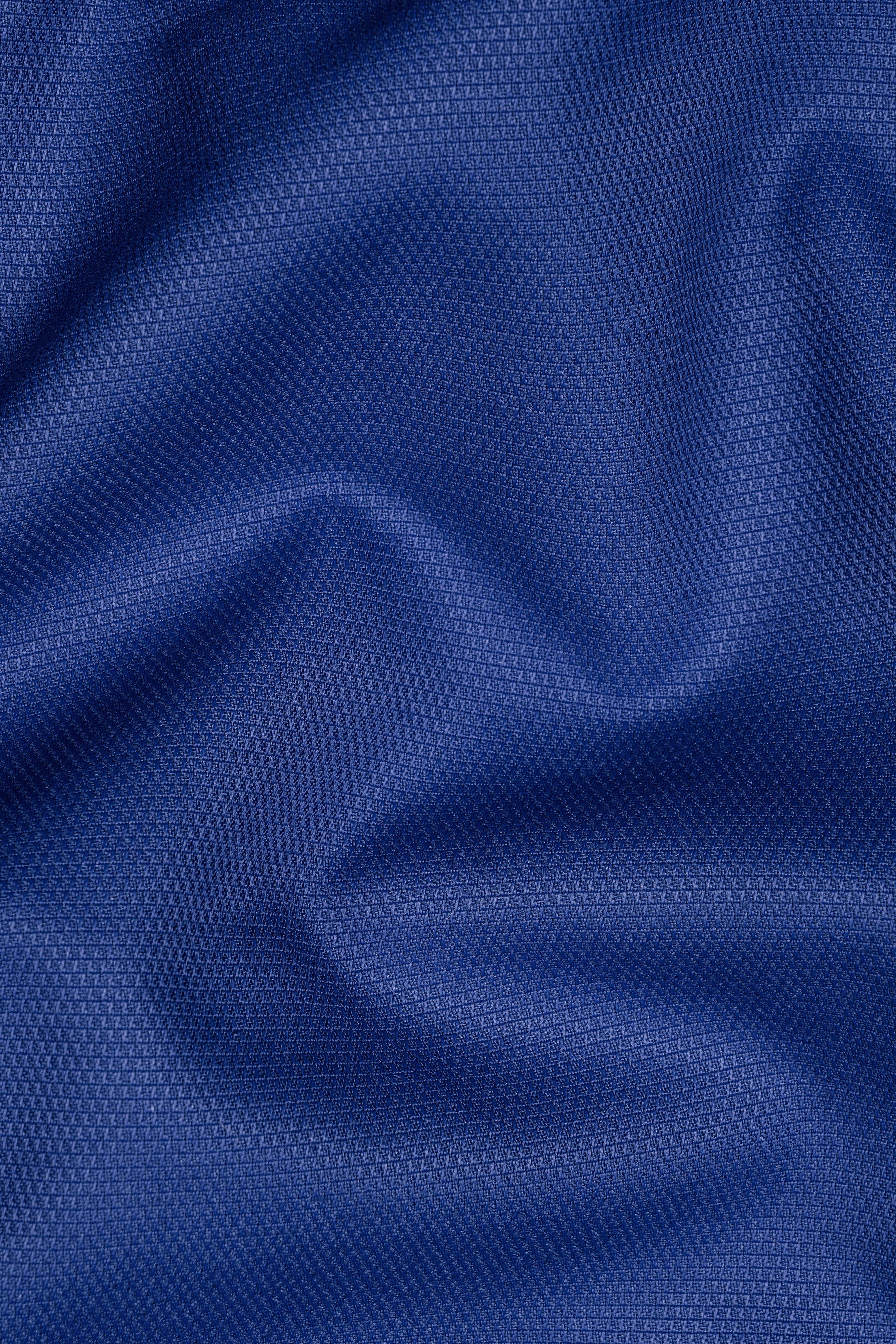 Catalina Blue Double-Breasted Wool Blend Suit