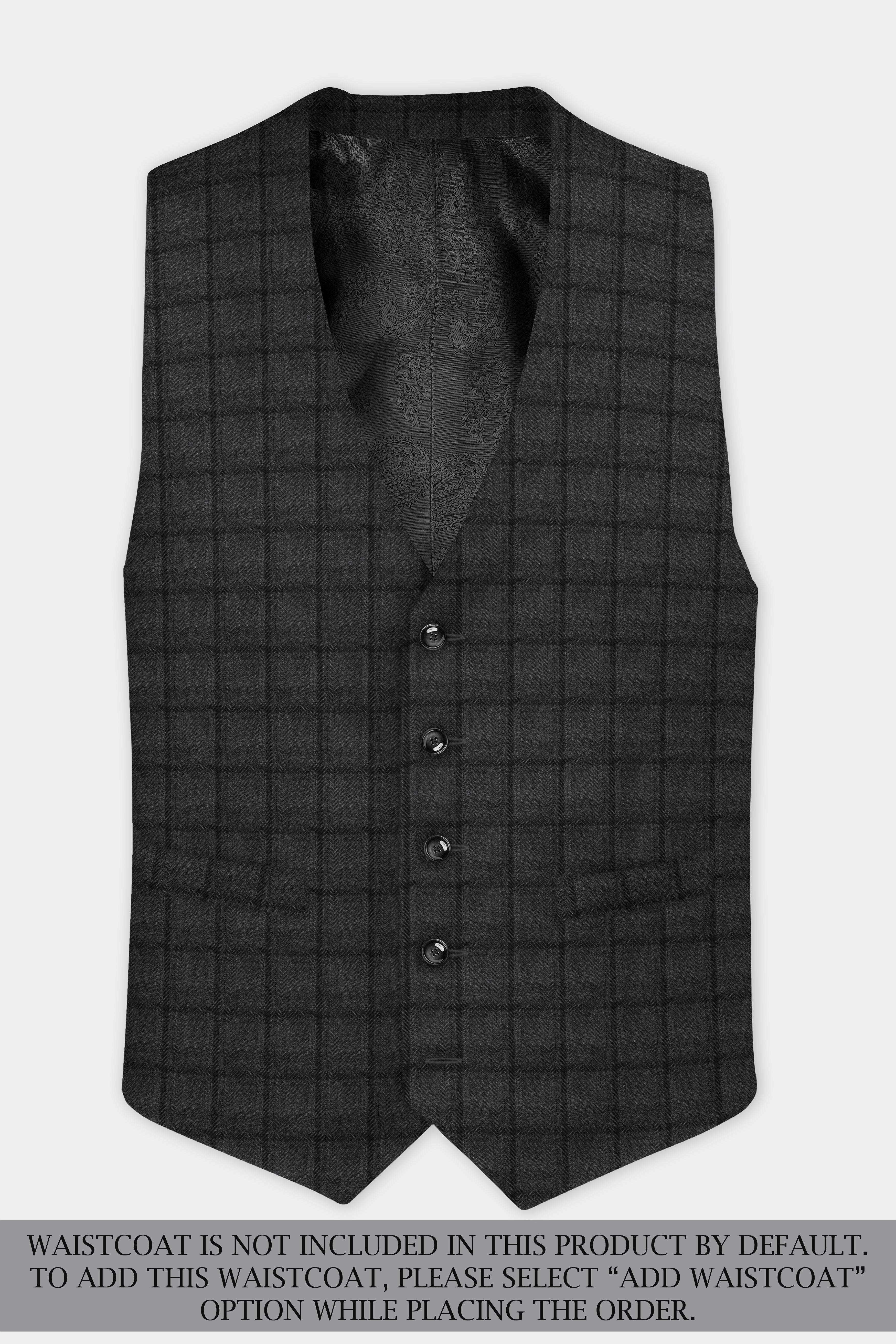 Zeus Gray Plaid Tweed Suit